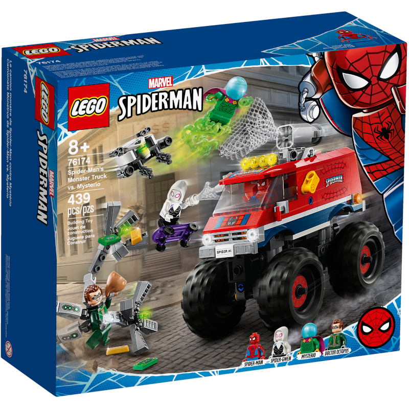 Retired Set 76174 Spider-Mans Monster Truck vs. Mysterio