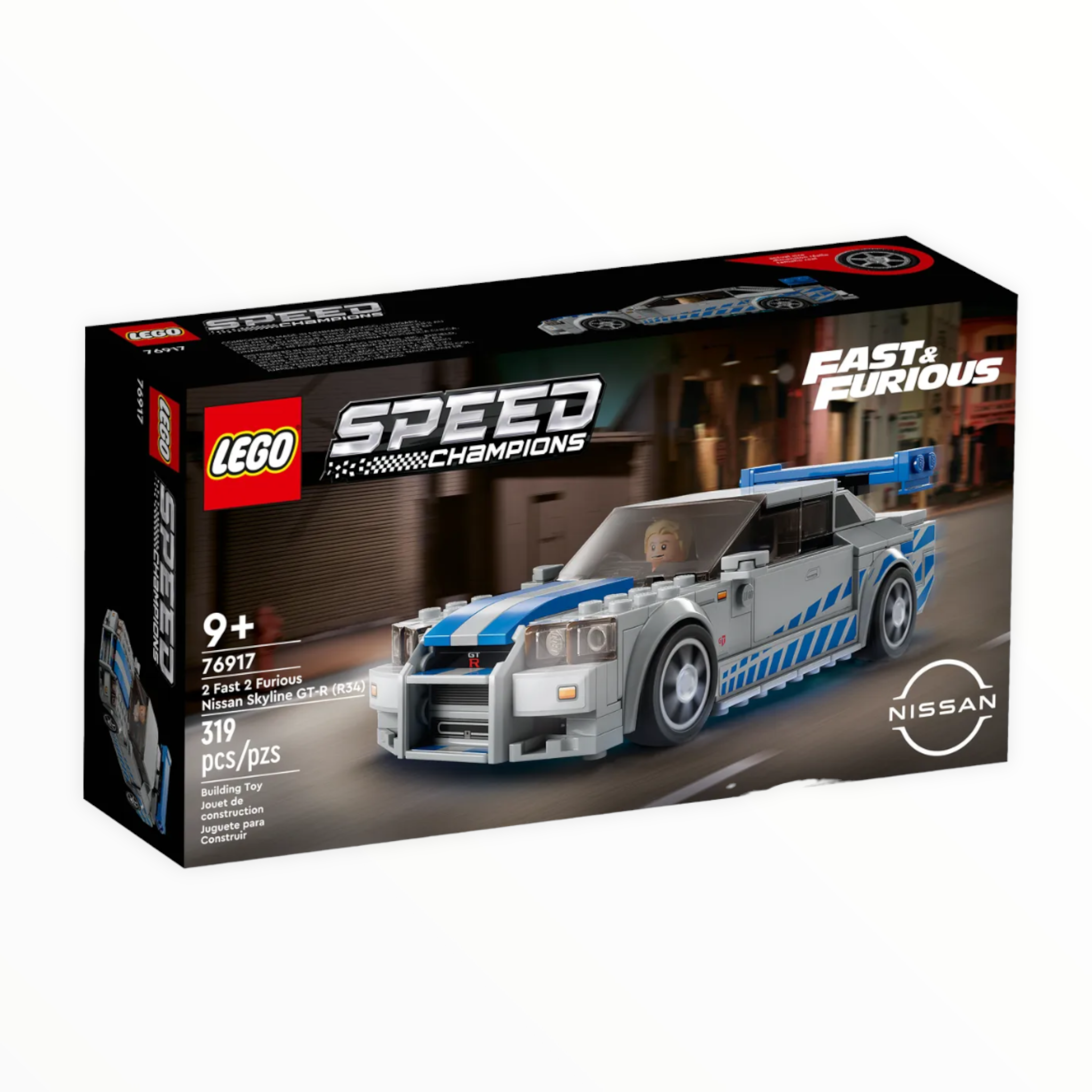 76917 Speed Champions 2 Fast 2 Furious Nissan Skyline GT-R (R34)