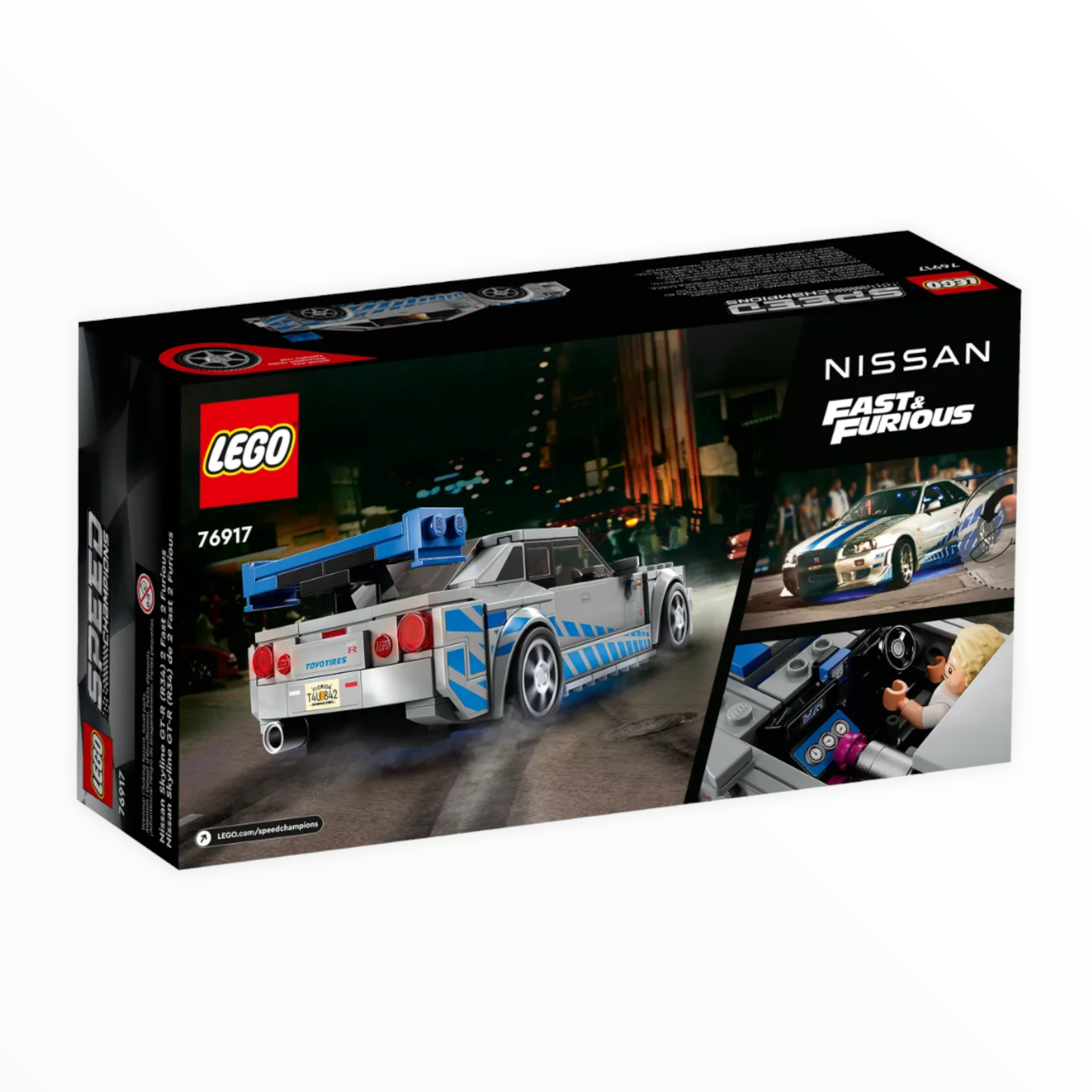 76917 Speed Champions 2 Fast 2 Furious Nissan Skyline GT-R (R34)