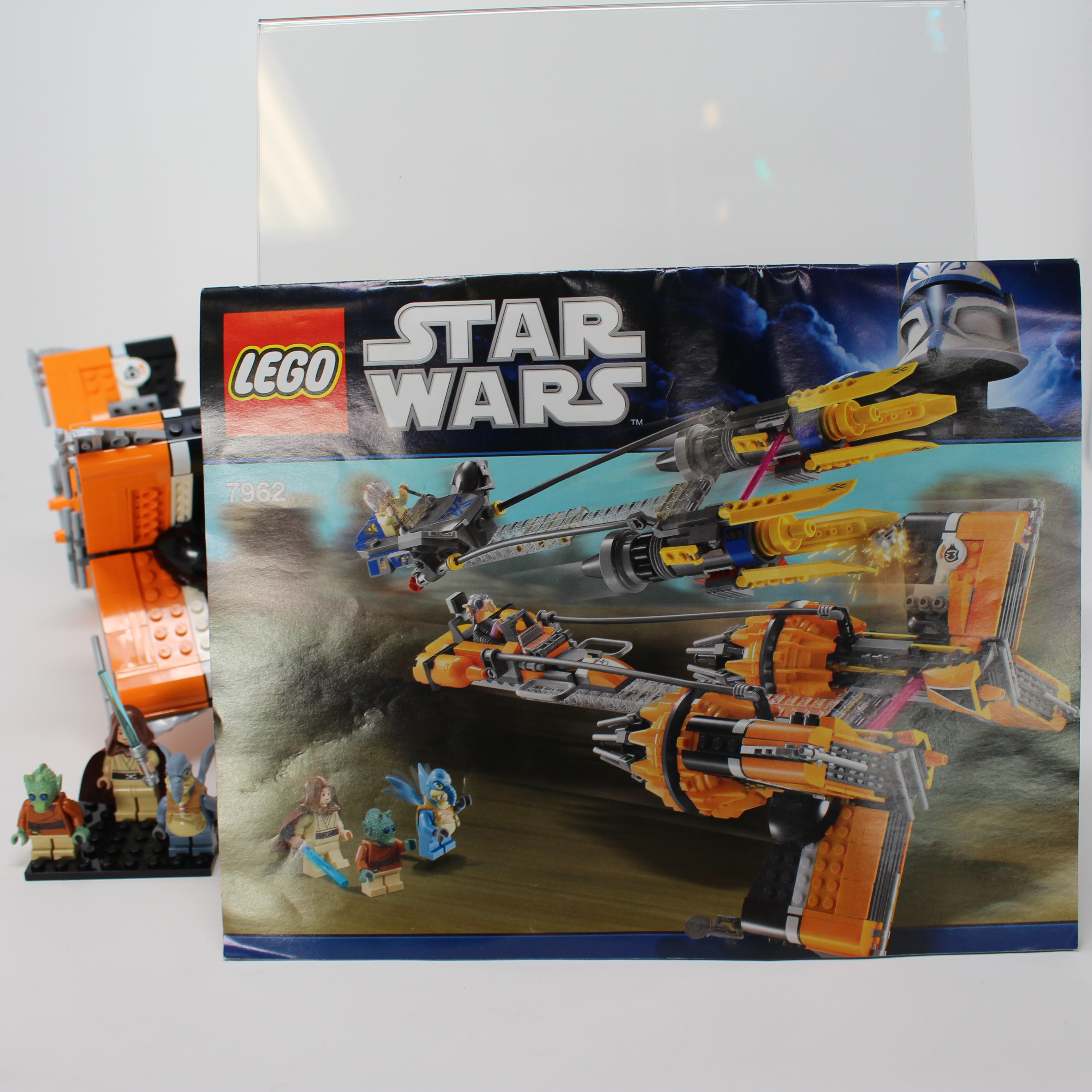 Used Set 7962 Anakins & Sebulbas Podracers