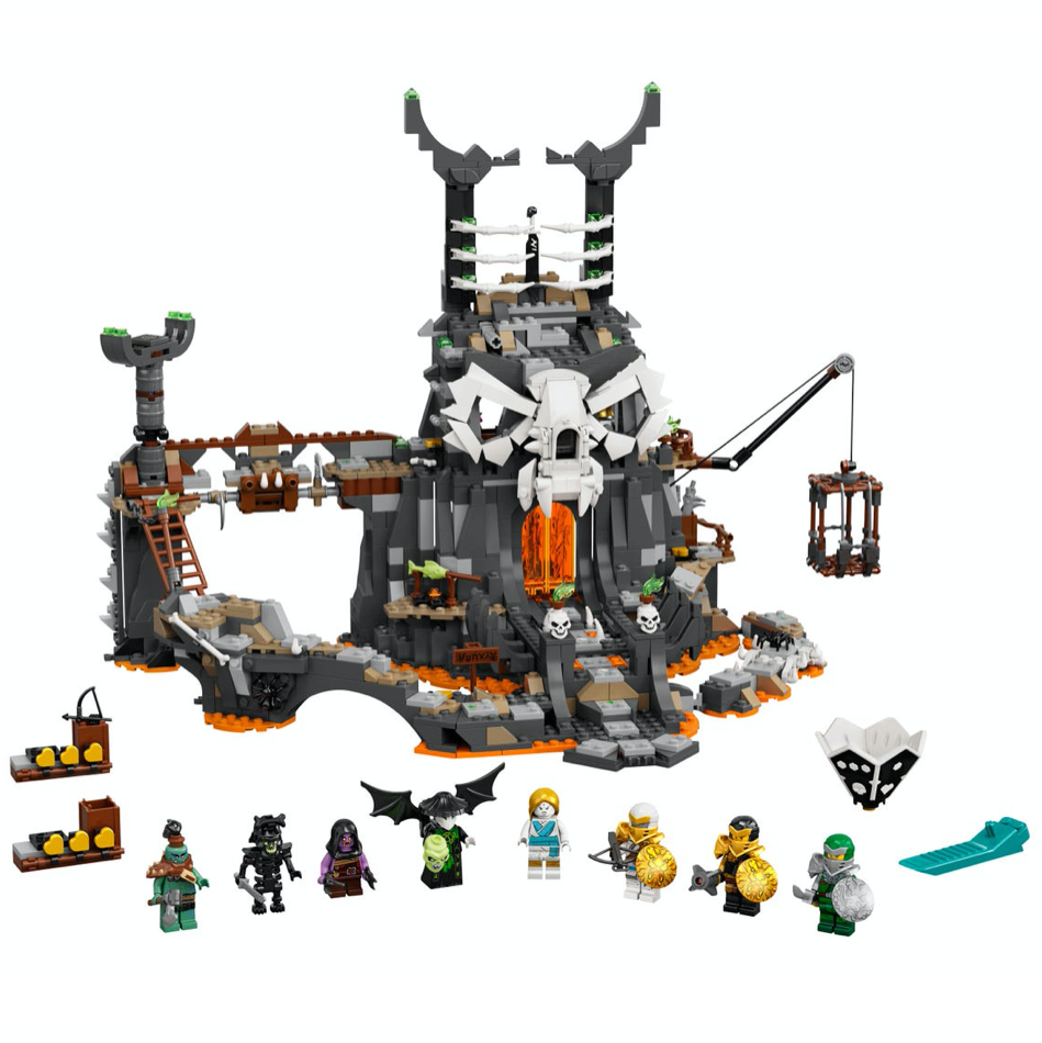 Retired Set 71722 Ninjago Skull Sorcerer’s Dungeons