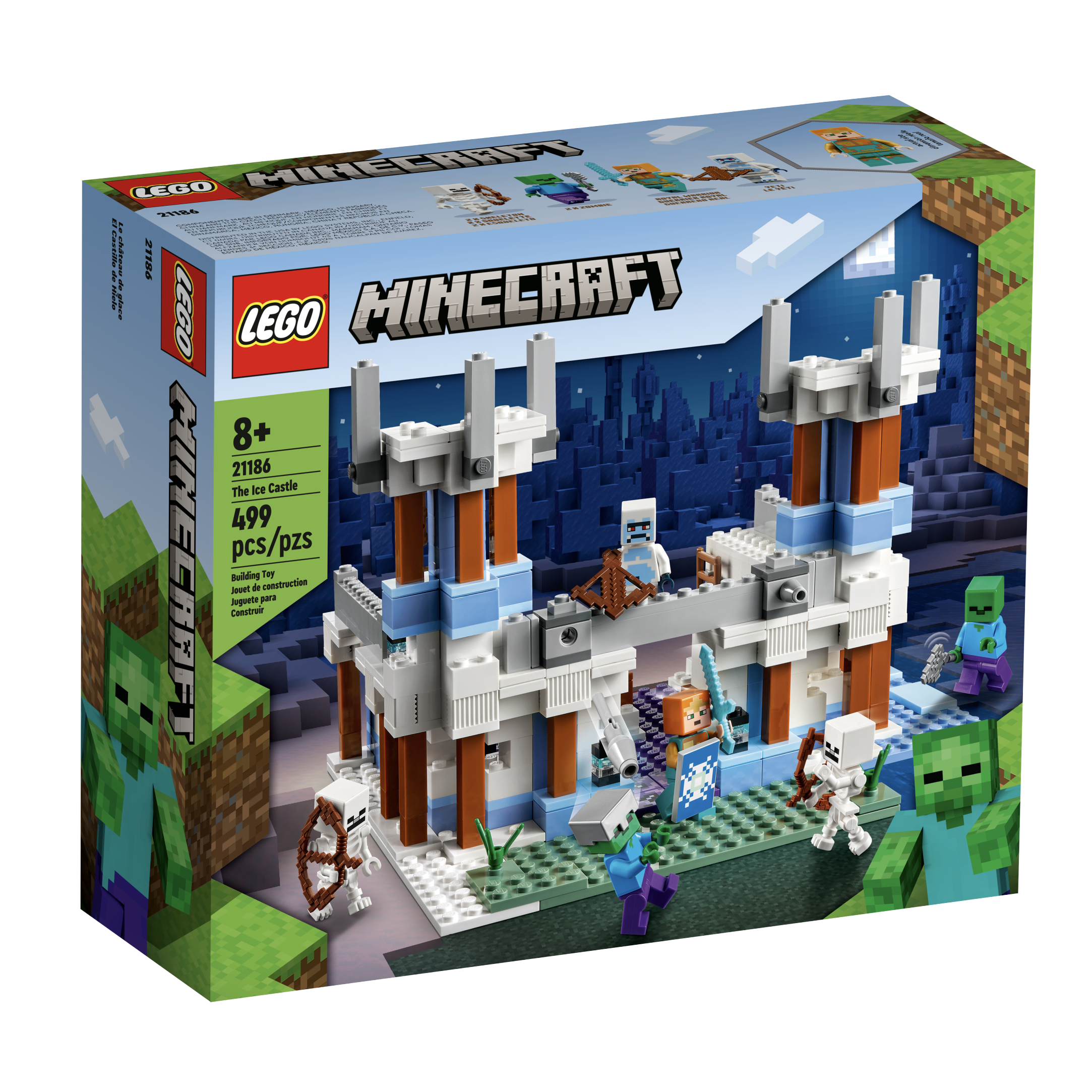 21186 Minecraft The Ice Castle