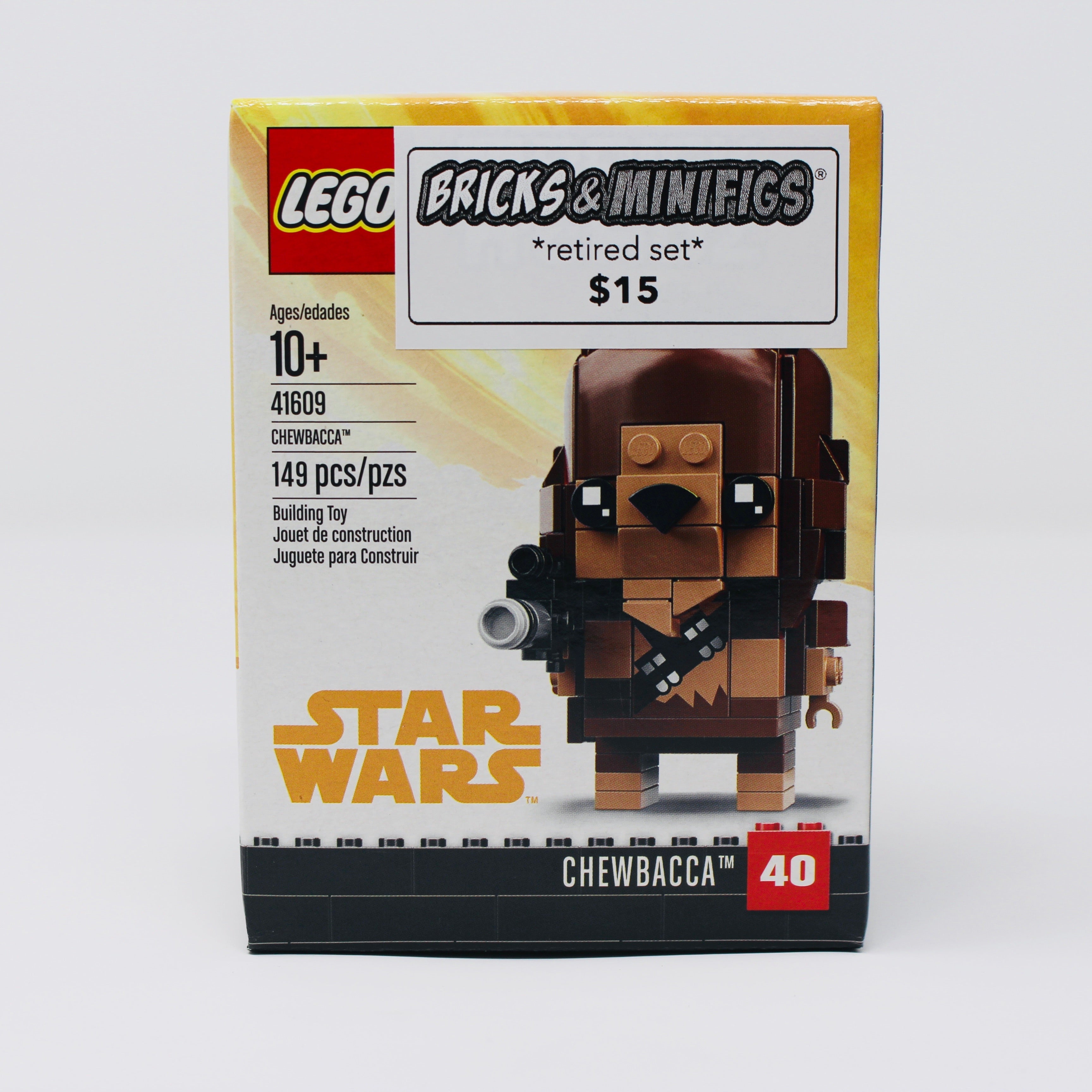 Retired Set 41609 Star Wars BrickHeads Chewbacca