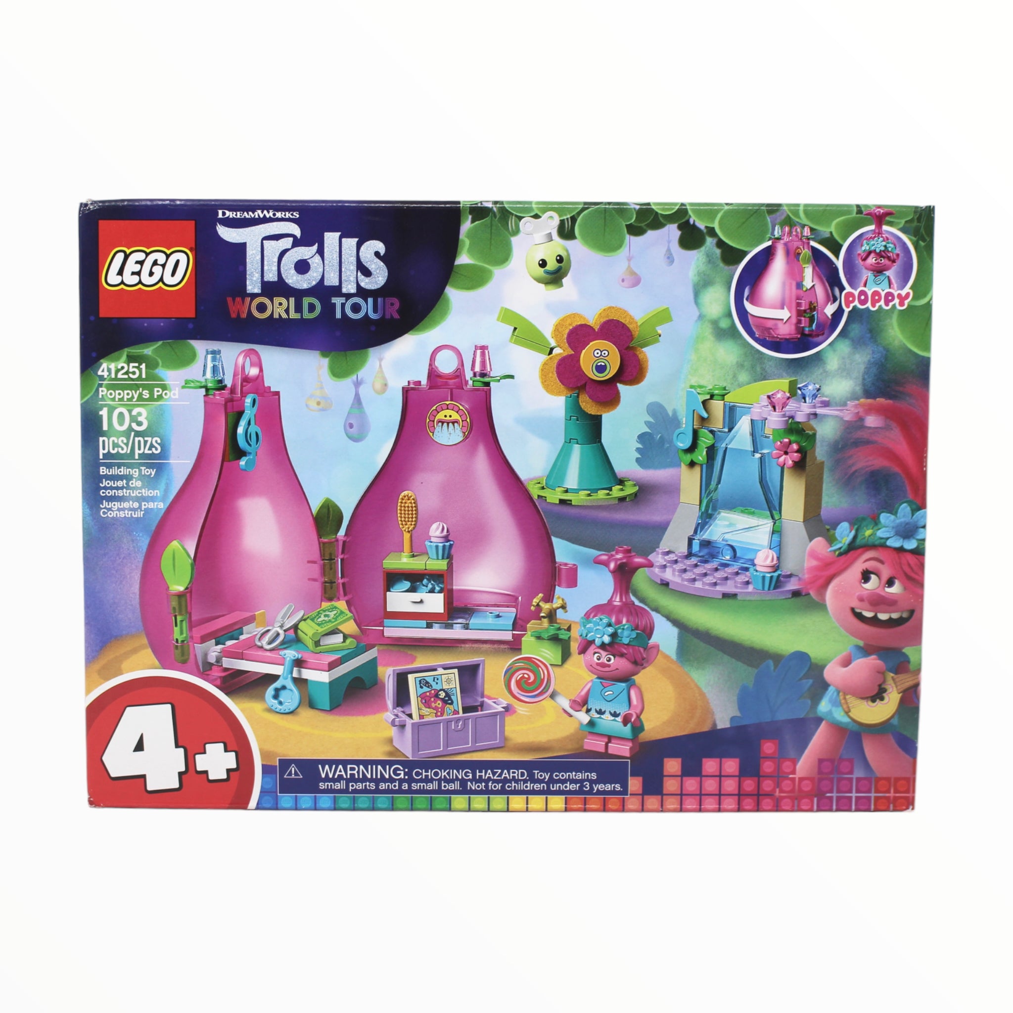 Retired Set 41251 Trolls World Tour Poppy’s Pod