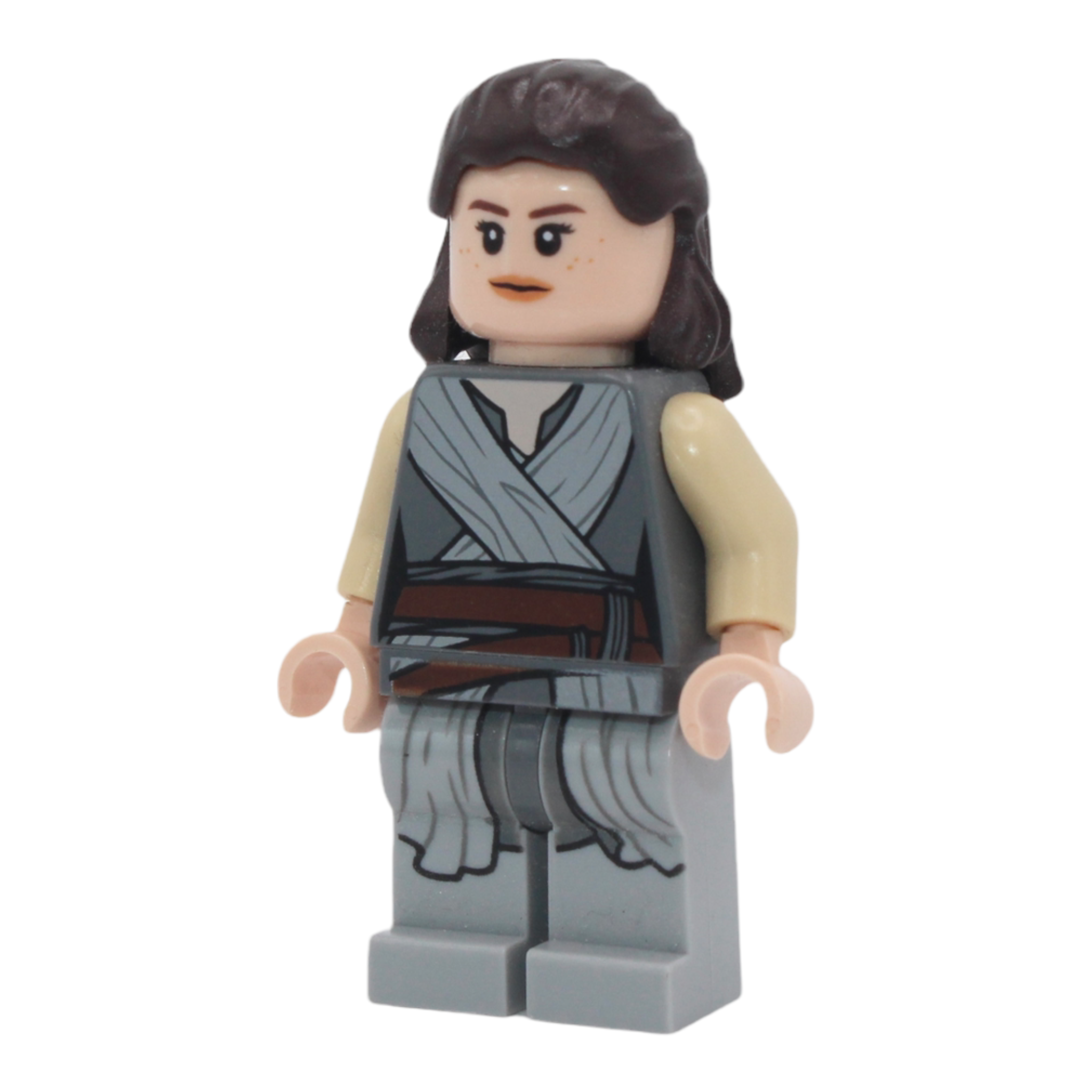 Rey (light bluish gray tied robe, The Last Jedi)