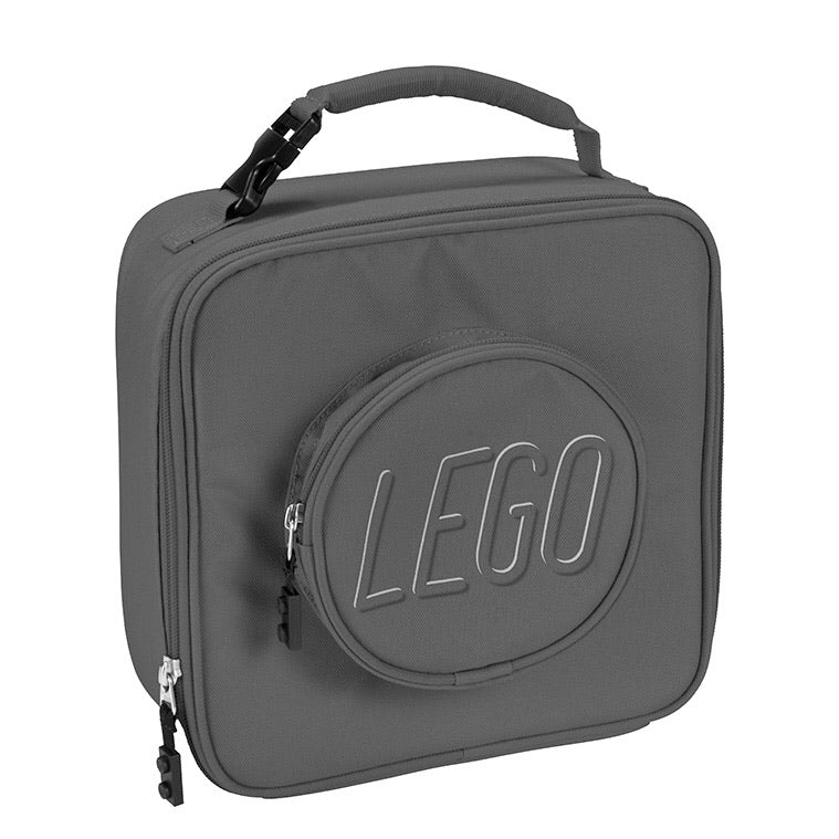 Grey LEGO Brick Lunch Box