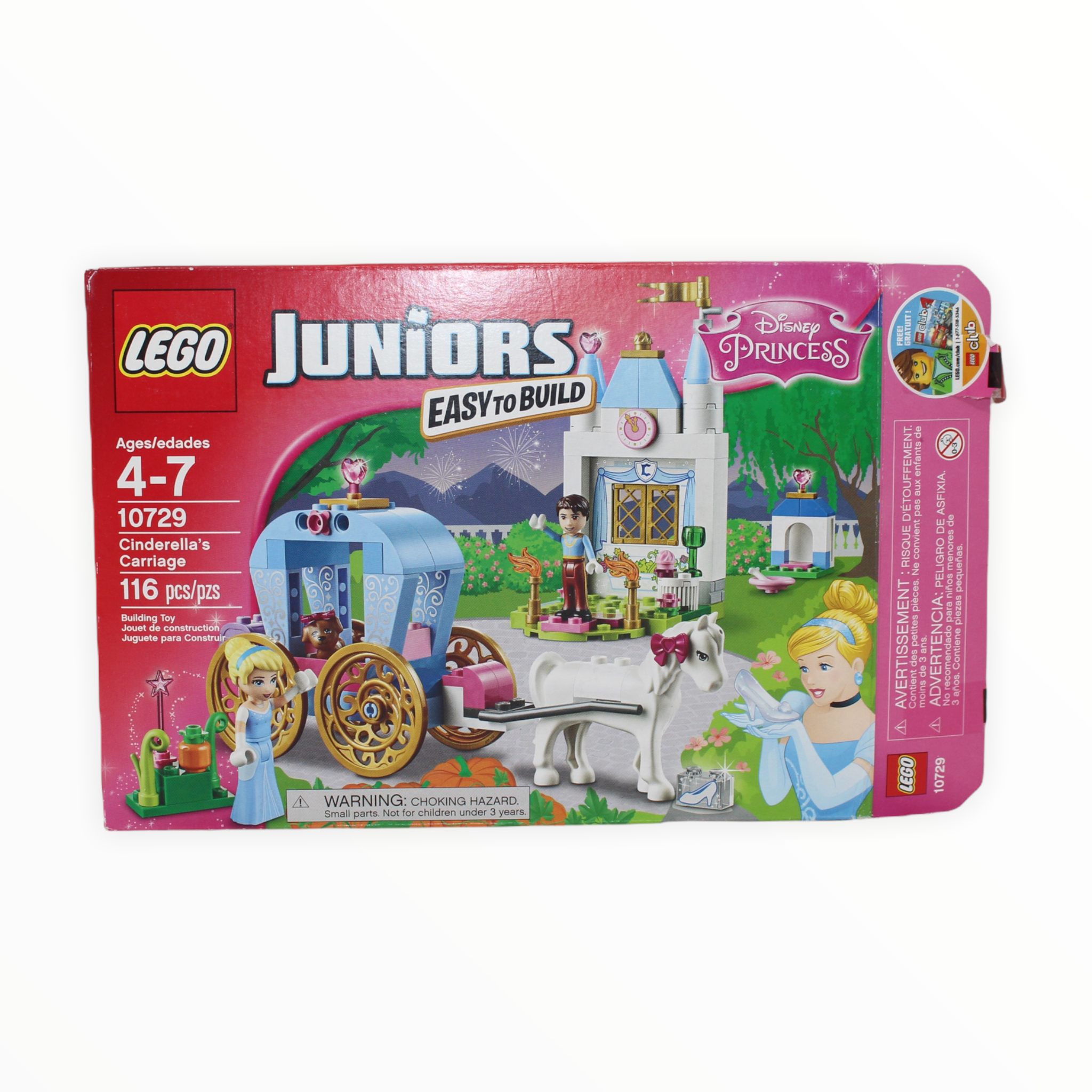 Used Set 10729 Disney Princess Cinderella’s Carriage