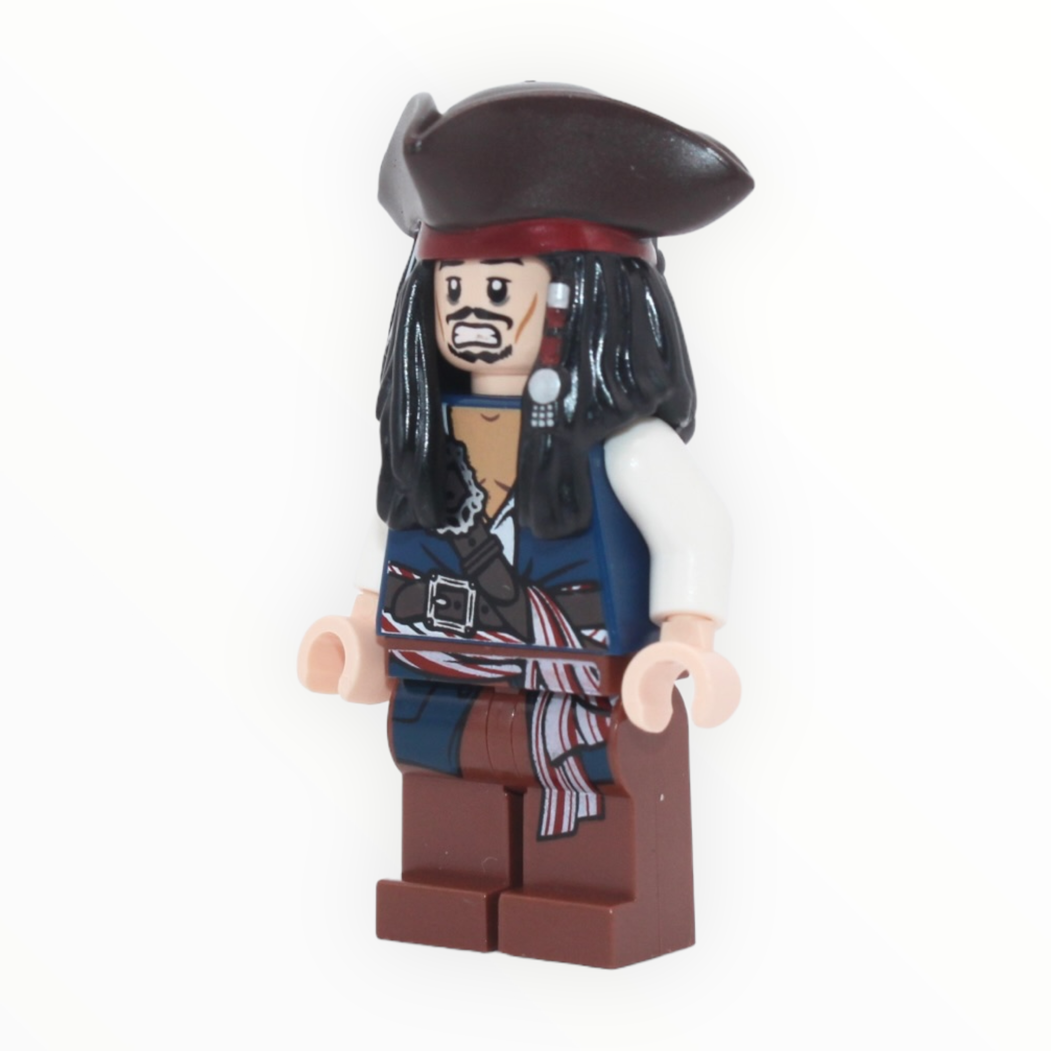 Captain Jack Sparrow (tricorne hat, smile / scared)