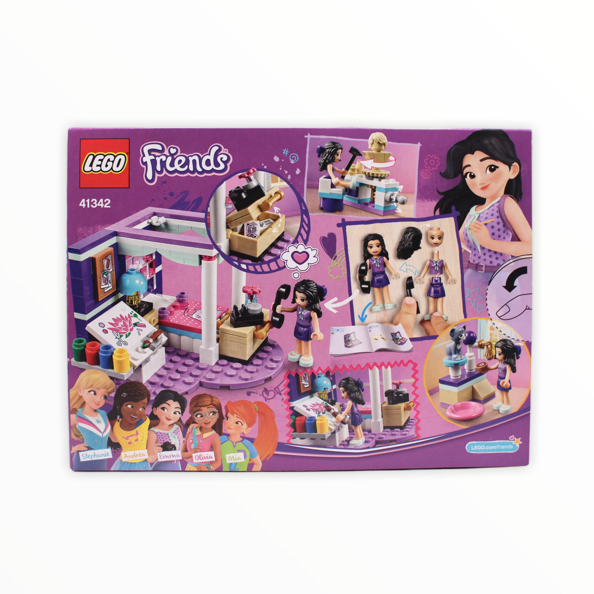 Retired Set 41342 Friends Emma’s Deluxe Bedroom