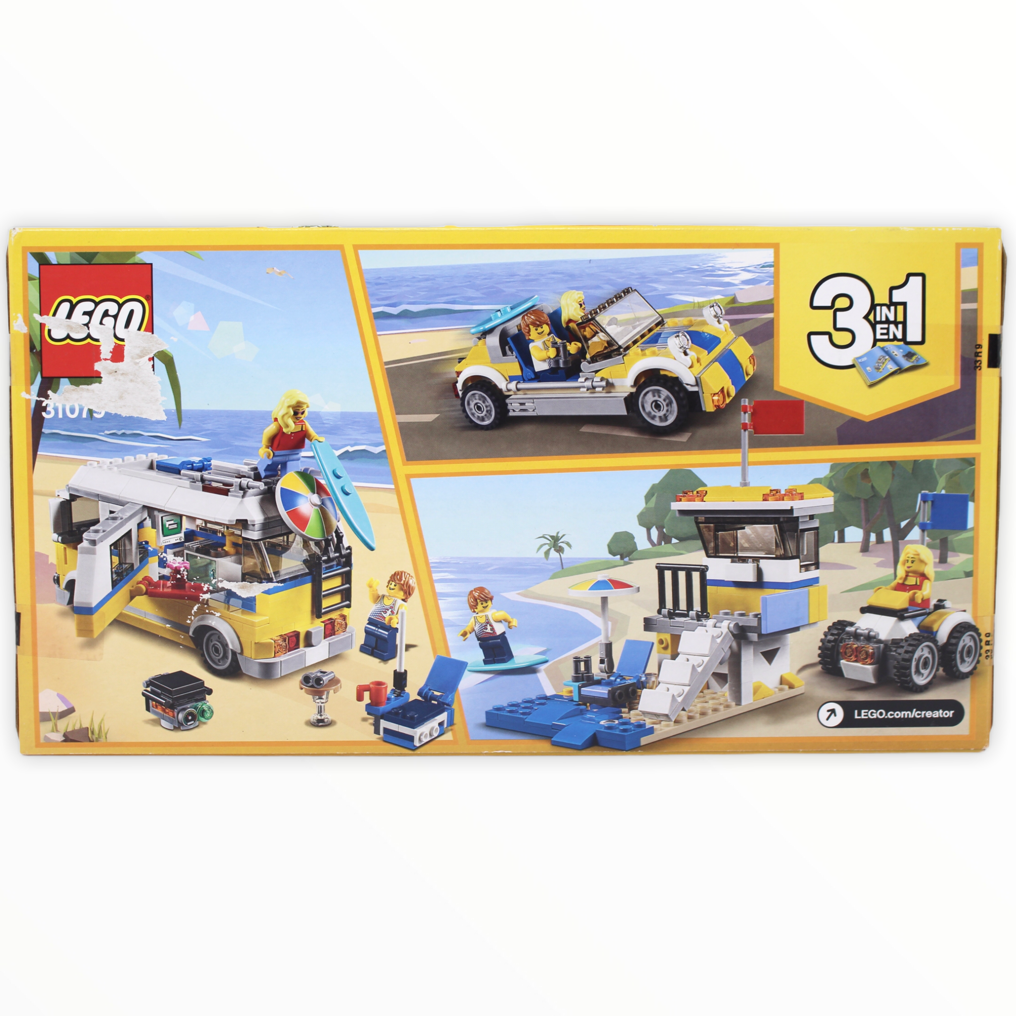 Retired Set 31079 Creator Sunshine Surfer Van