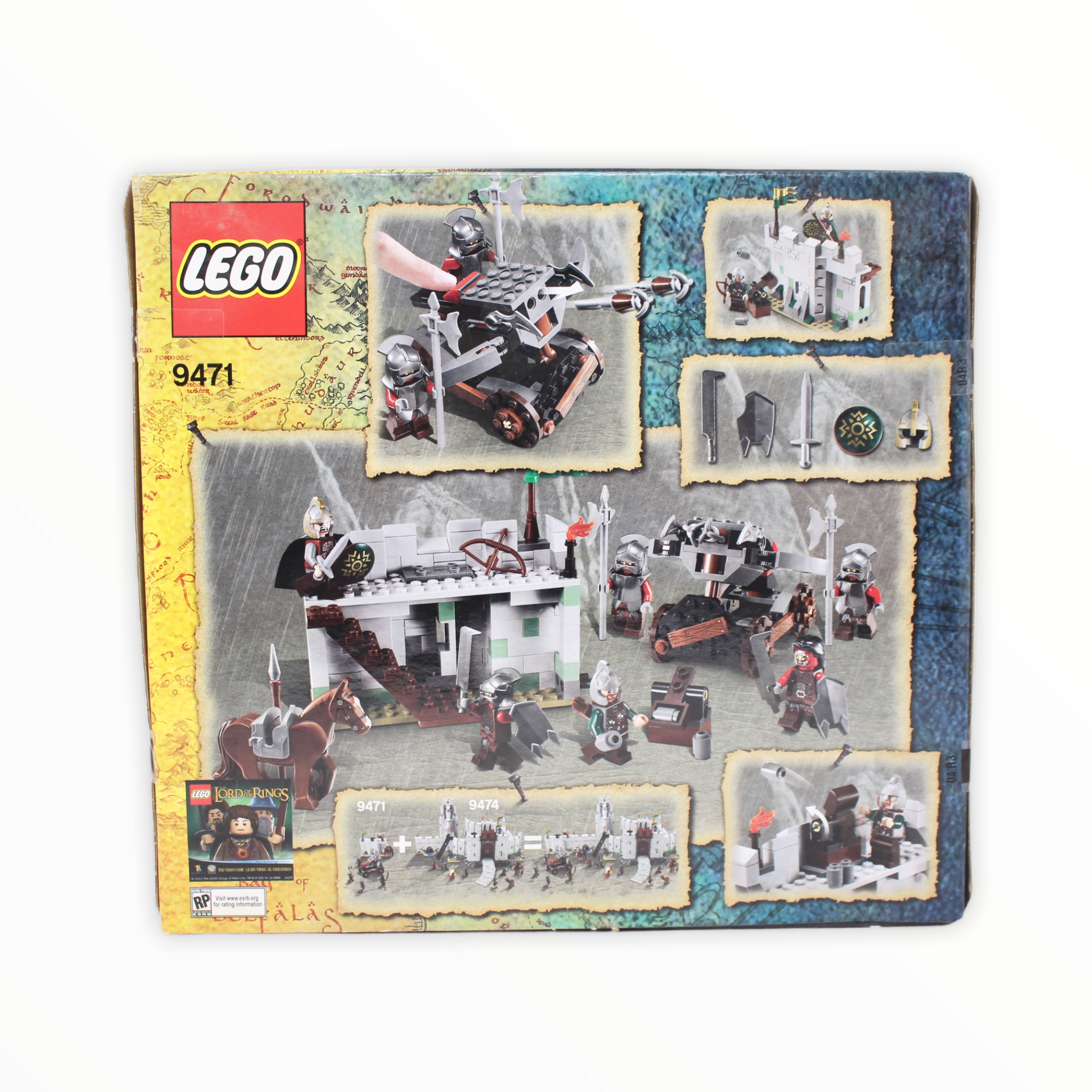 Retired Set 9471 The Lord of the Rings Uruk-hai Army
