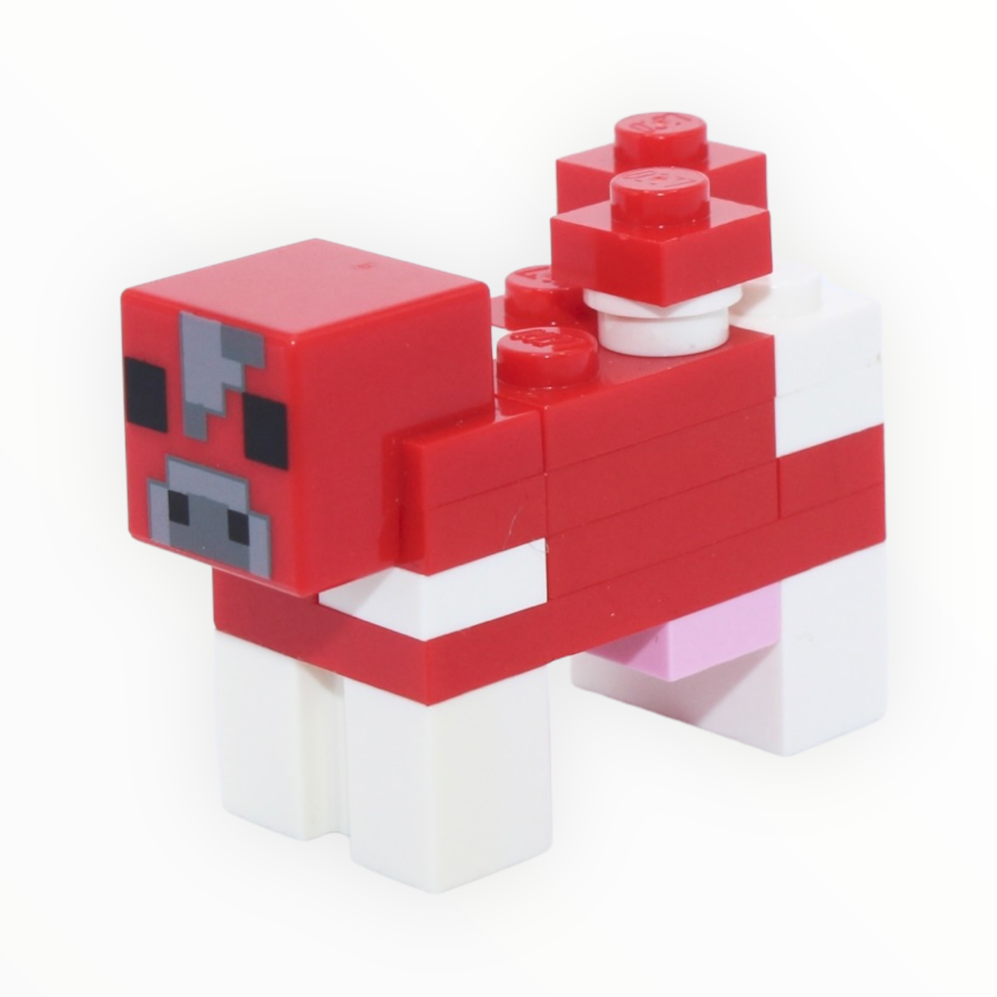 Minecraft Mooshroom (dark bluish gray pixel between eyes)