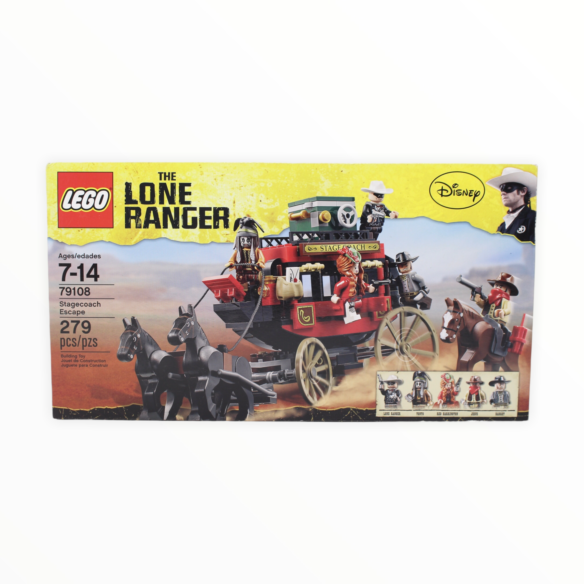 Retired Set 79108 The Lone Ranger Stagecoach Escape