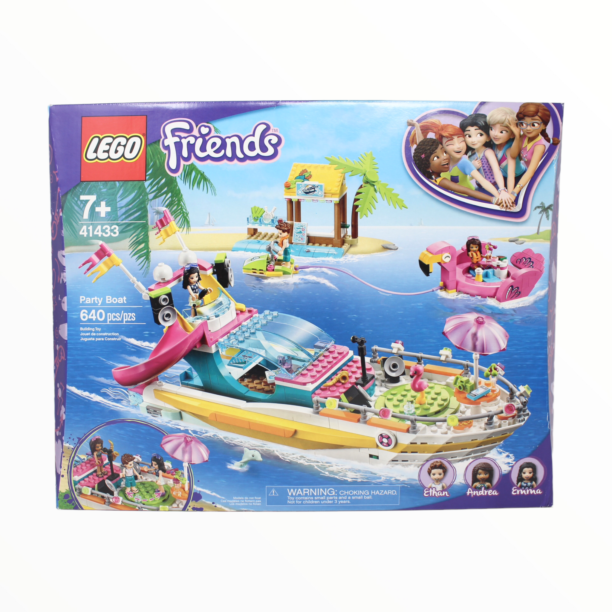 Retired Set 41433 Friends Party Boat
