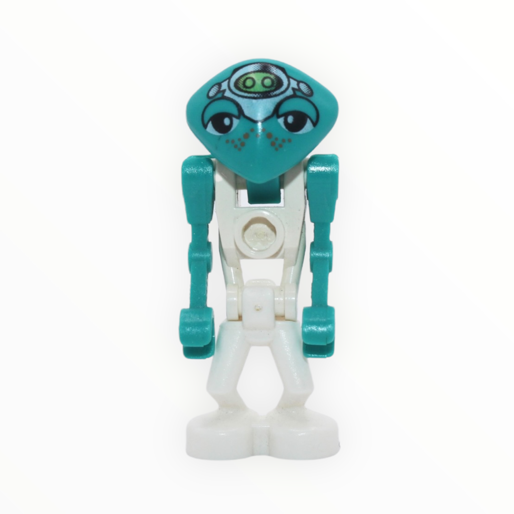 Antares (white body, dark turquoise skin)