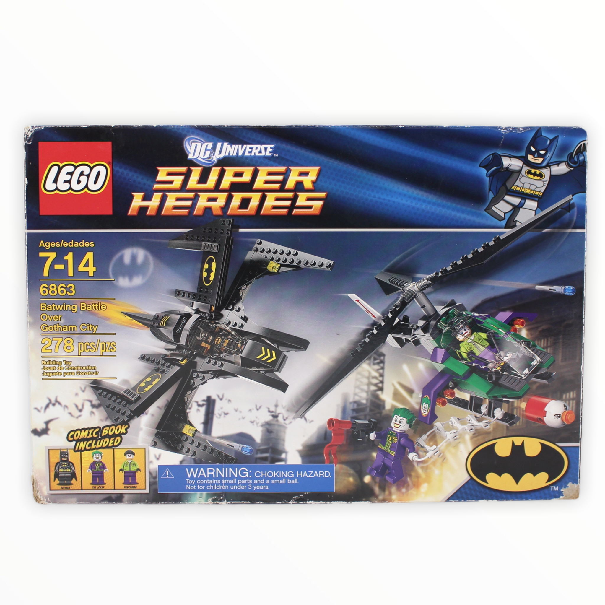 Certified Used Set 6863 DC Super Heroes Batwing Battle Over Gotham City