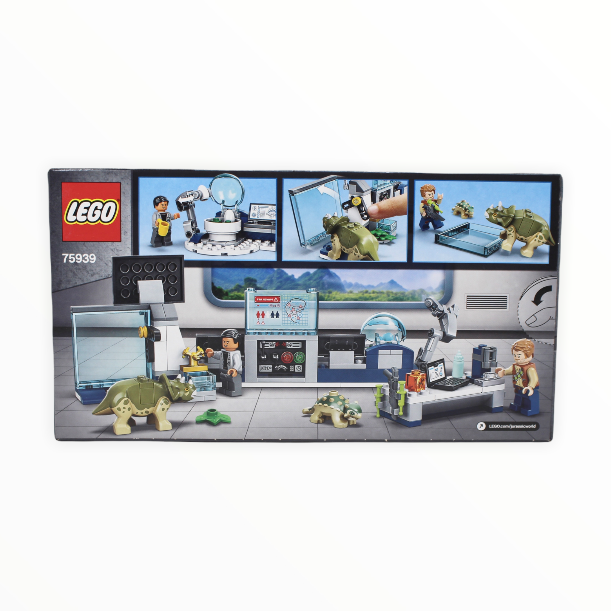 Retired Set 75939 Jurassic World Dr. Wu’s Lab: Baby Dinosaurs Breakout