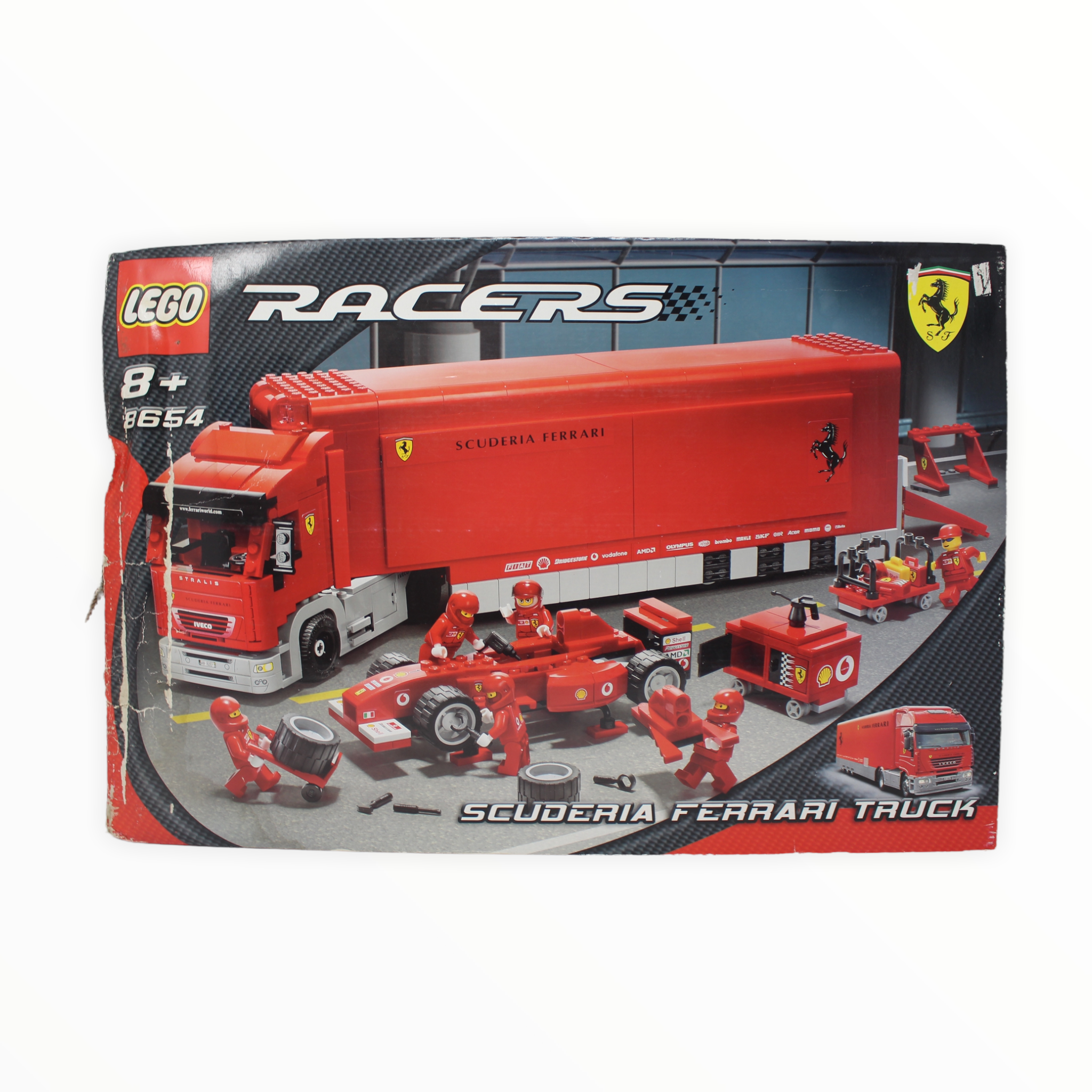 Certified Used Set 8654 LEGO Racers Scuderia Ferrari Truck