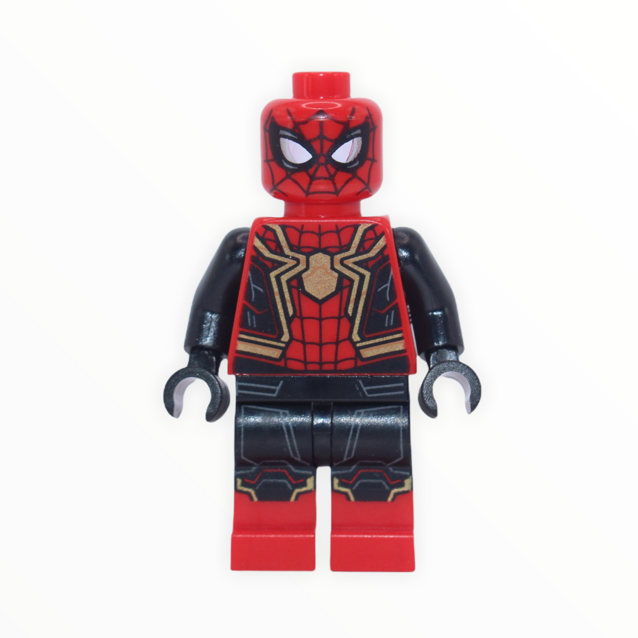 Spider-Man (Integrated Suit, gold spider, gold knee trim)