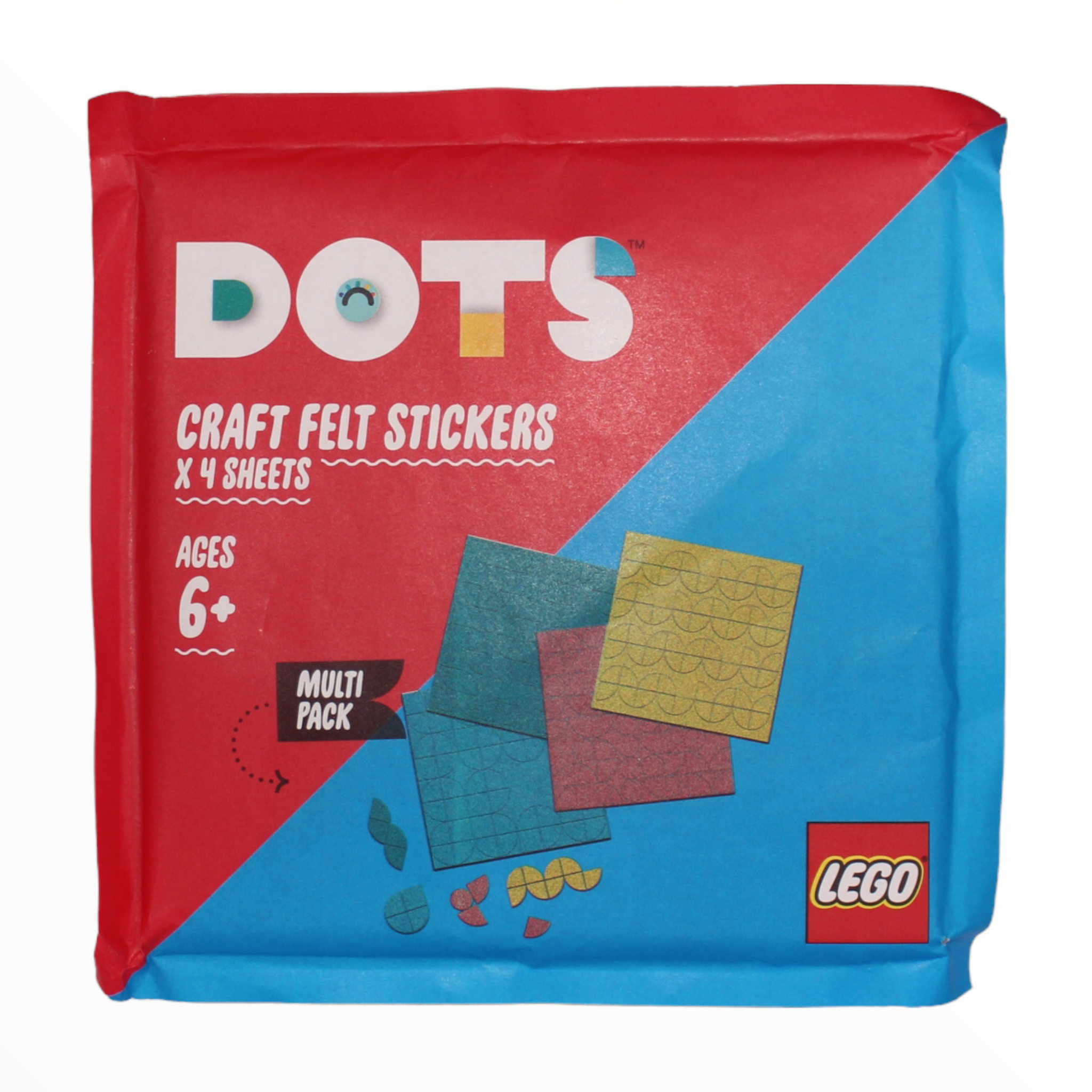 Polybag DOTS Craft Felt Stickers (x4 sheets)