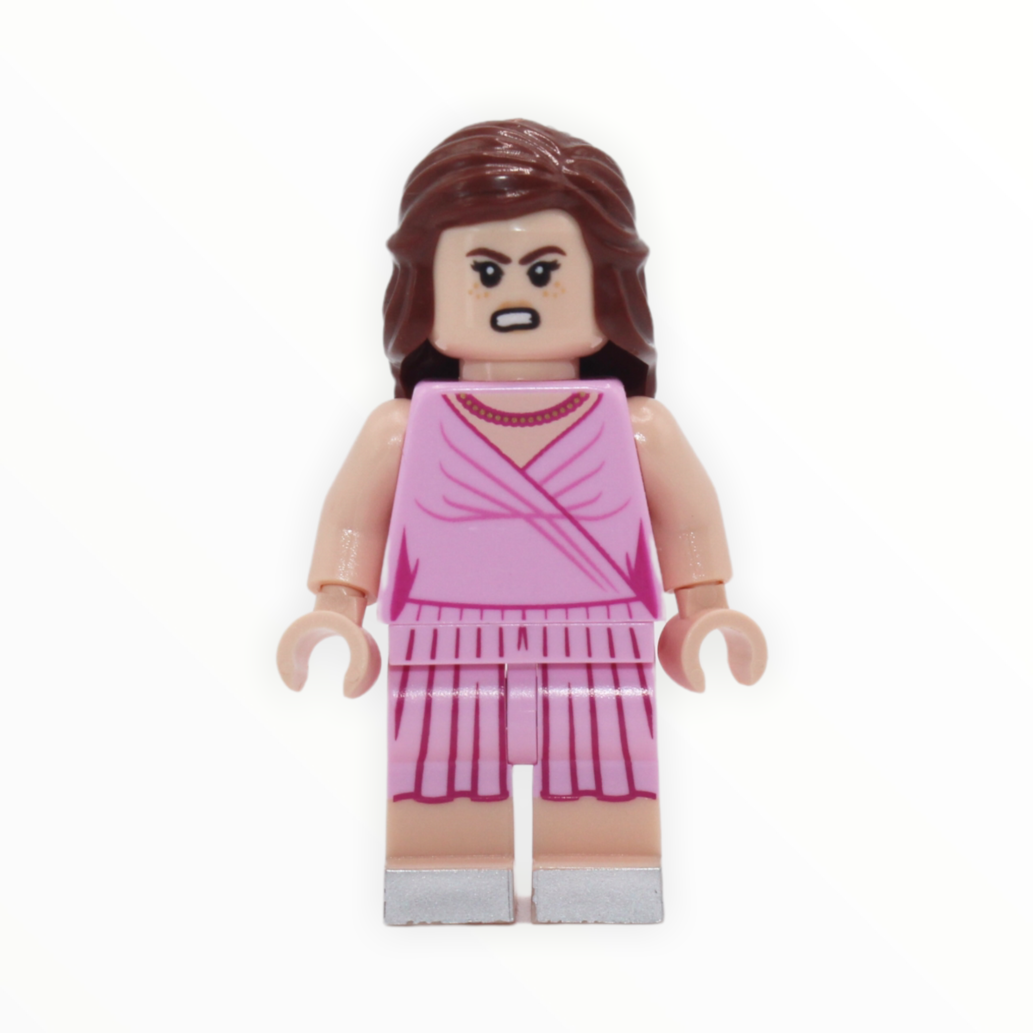 Hermione Granger (pink dress, silver shoes, legs, 2020)