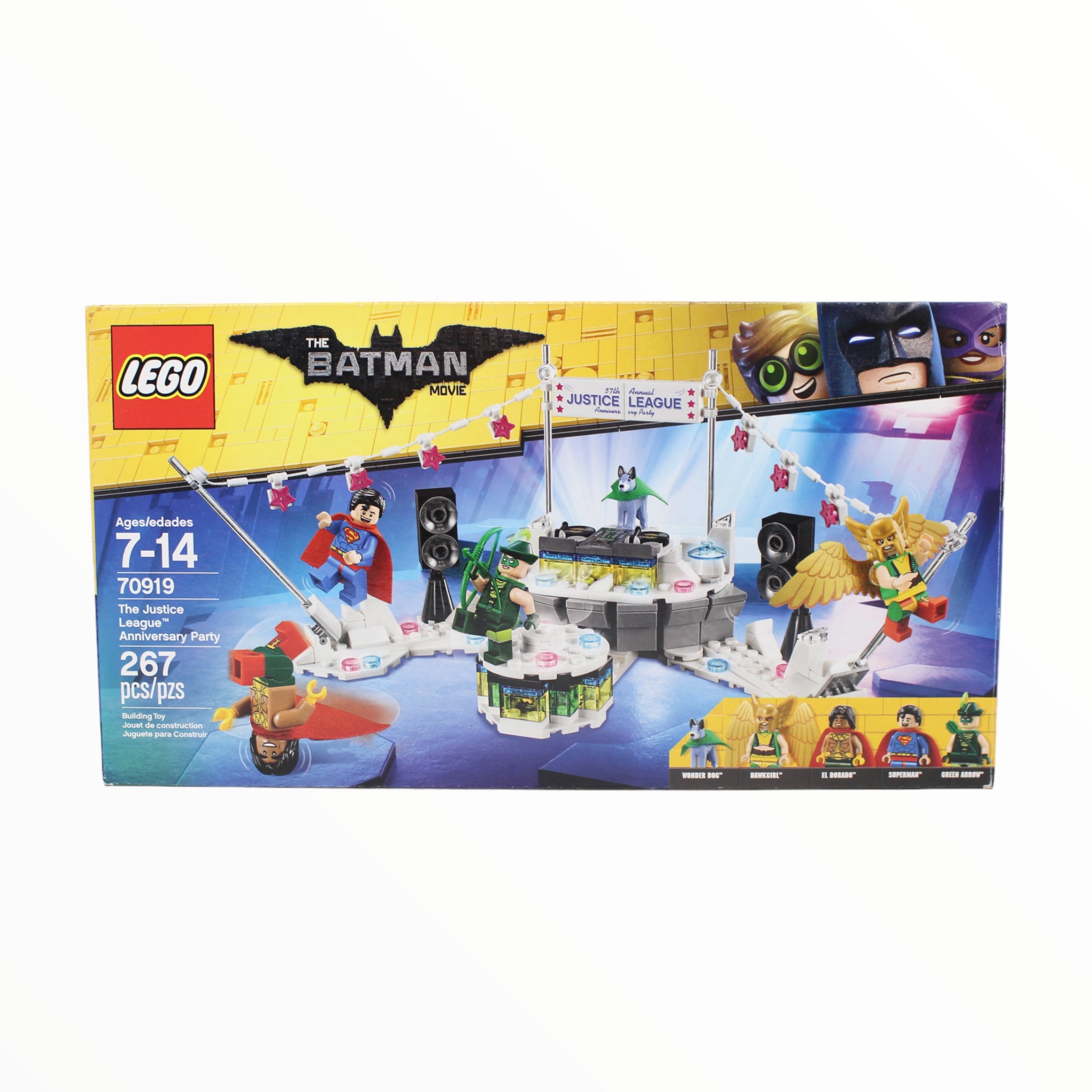 Certified Used Set 70919 The LEGO Batman Movie The Justice League Anniversary Party