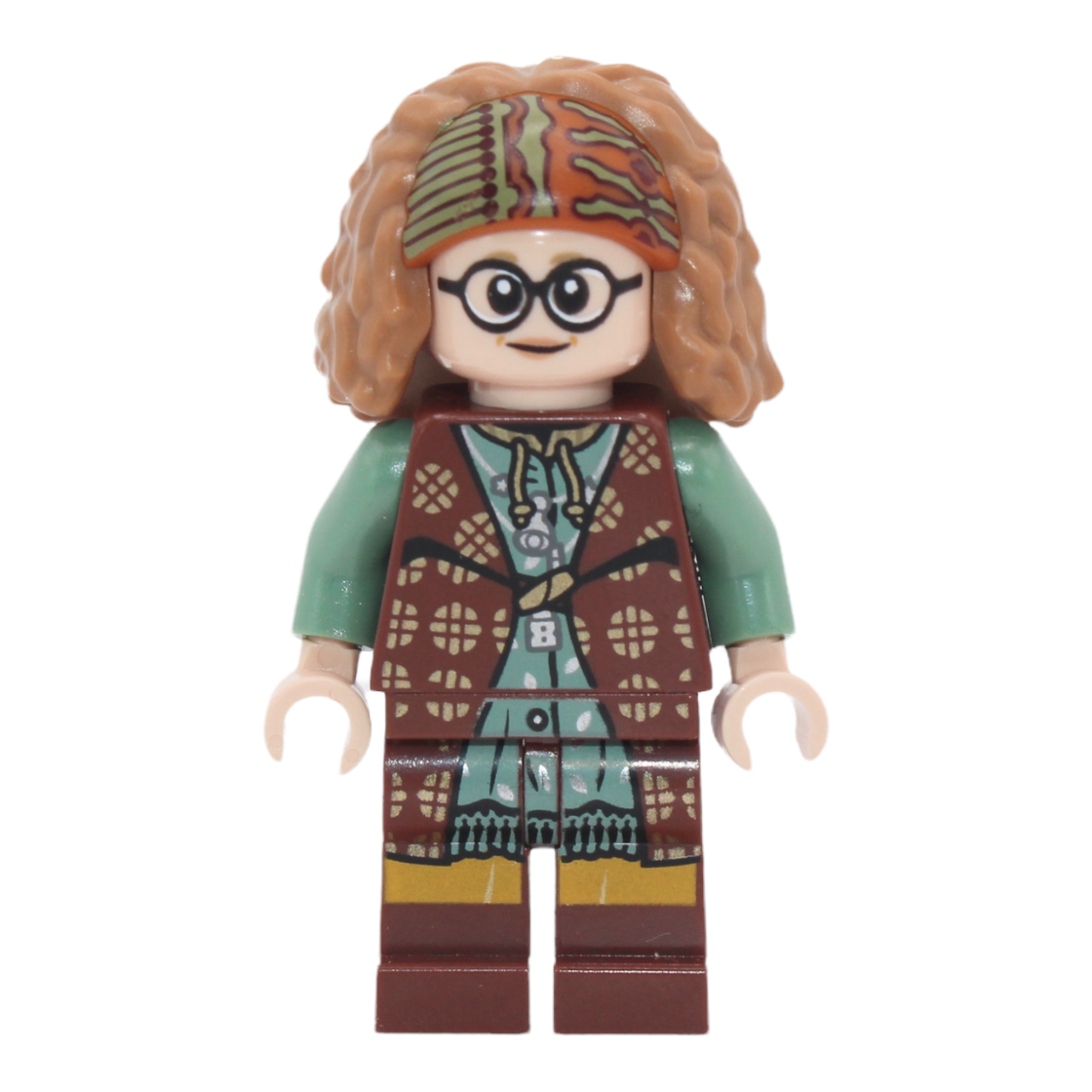 Professor Sybill Trelawney (reddish brown and sand green robes, 2022)
