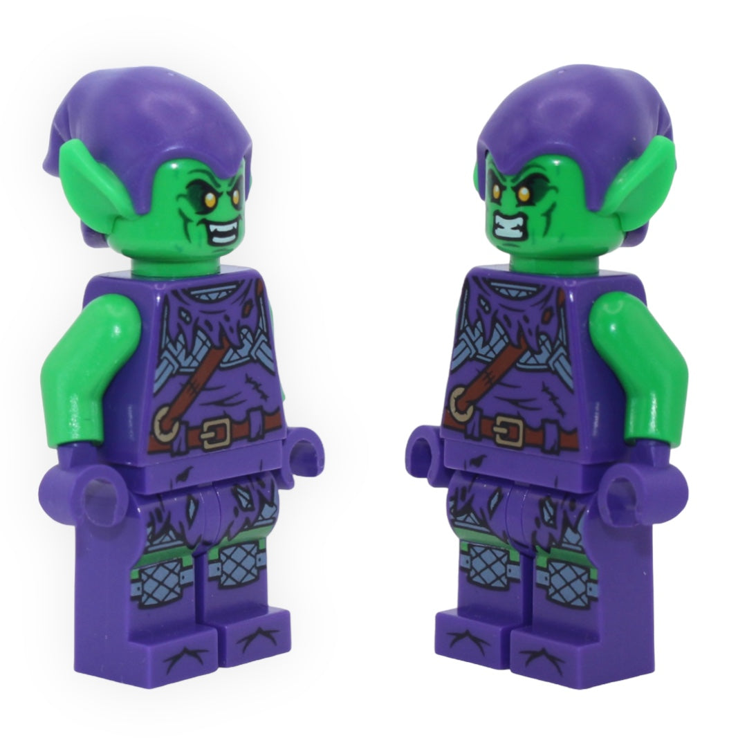 Green Goblin (dark purple outfit, printed legs, green skin, 2021)