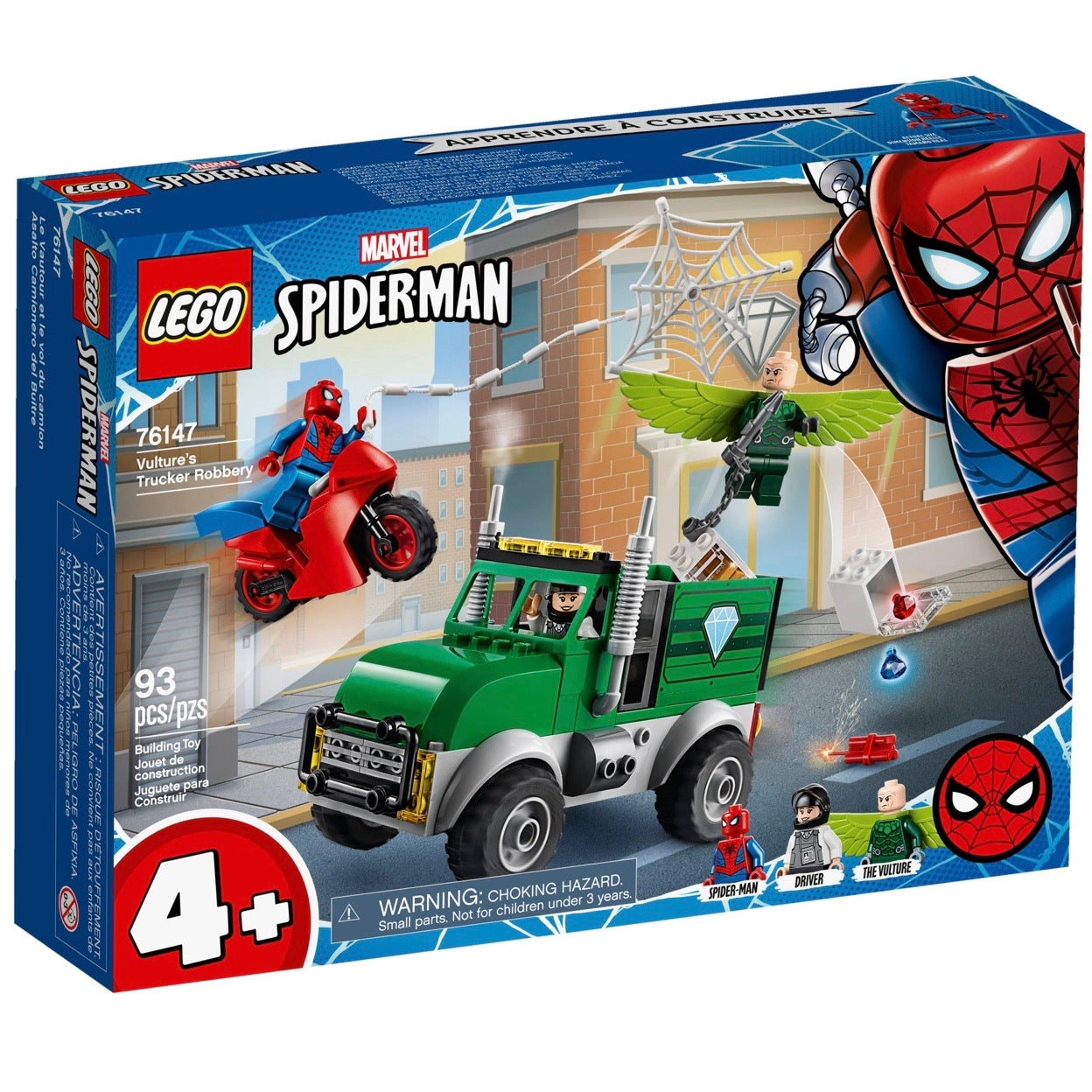 Retired Set 76147 Marvel Spider-Man Vultures Trucker Robbery