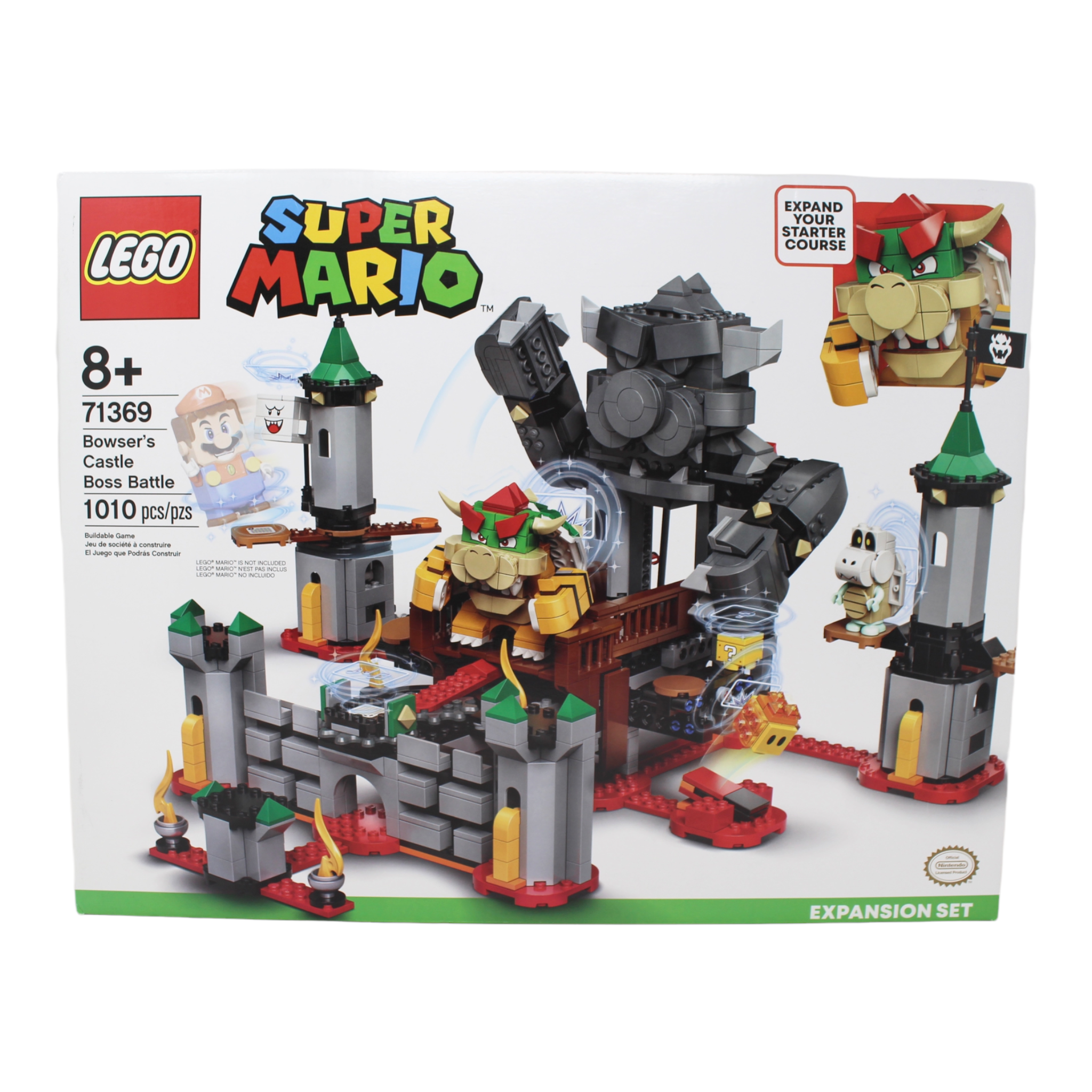 Retired Set 71369 Super Mario Bowser’s Castle Boss Battle Expansion Set