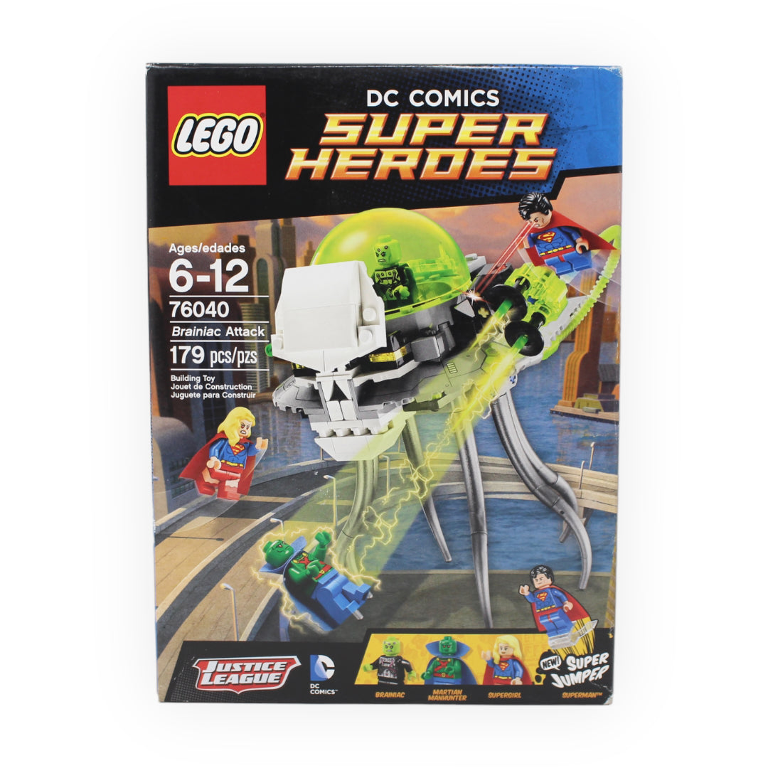 Retired Set 76040 DC Super Heroes Brainiac Attack