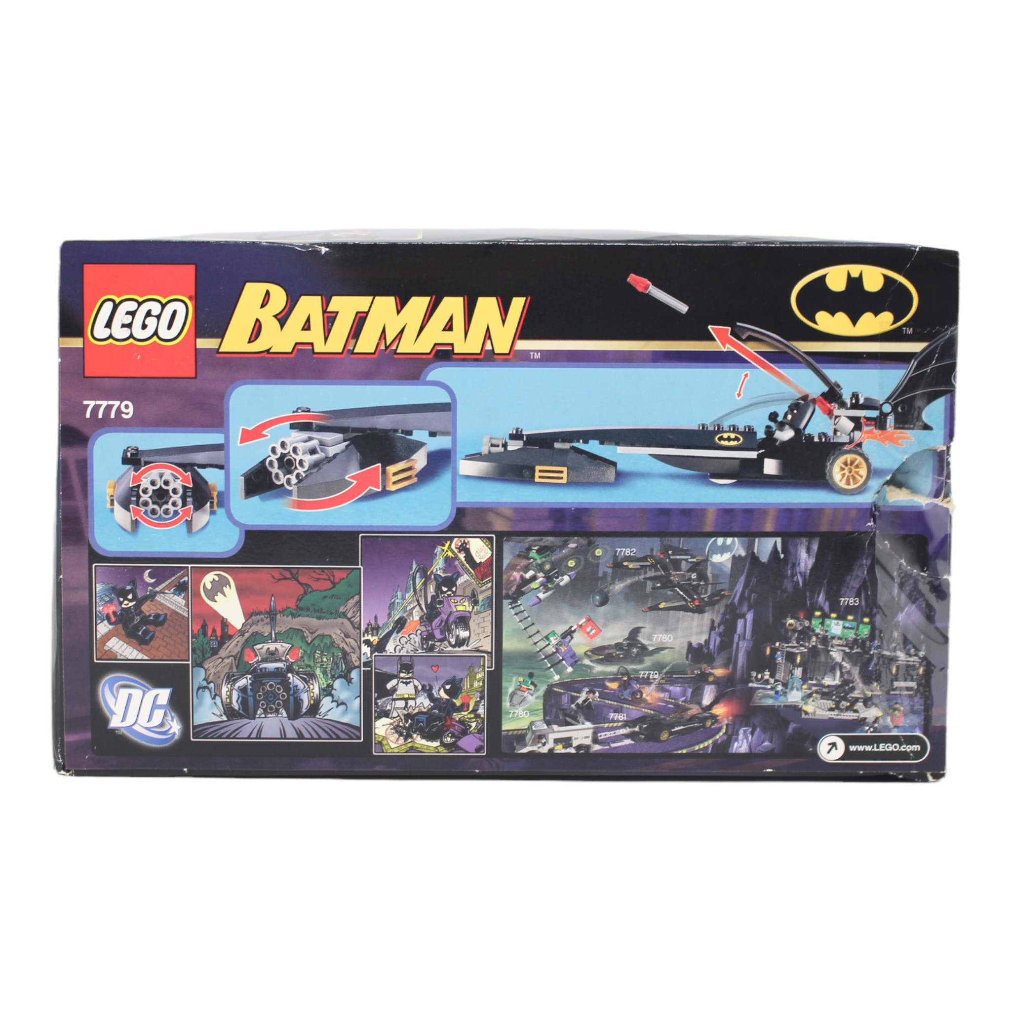 Certified Used Set 7779 The Batman Dragster: Catwoman Pursuit
