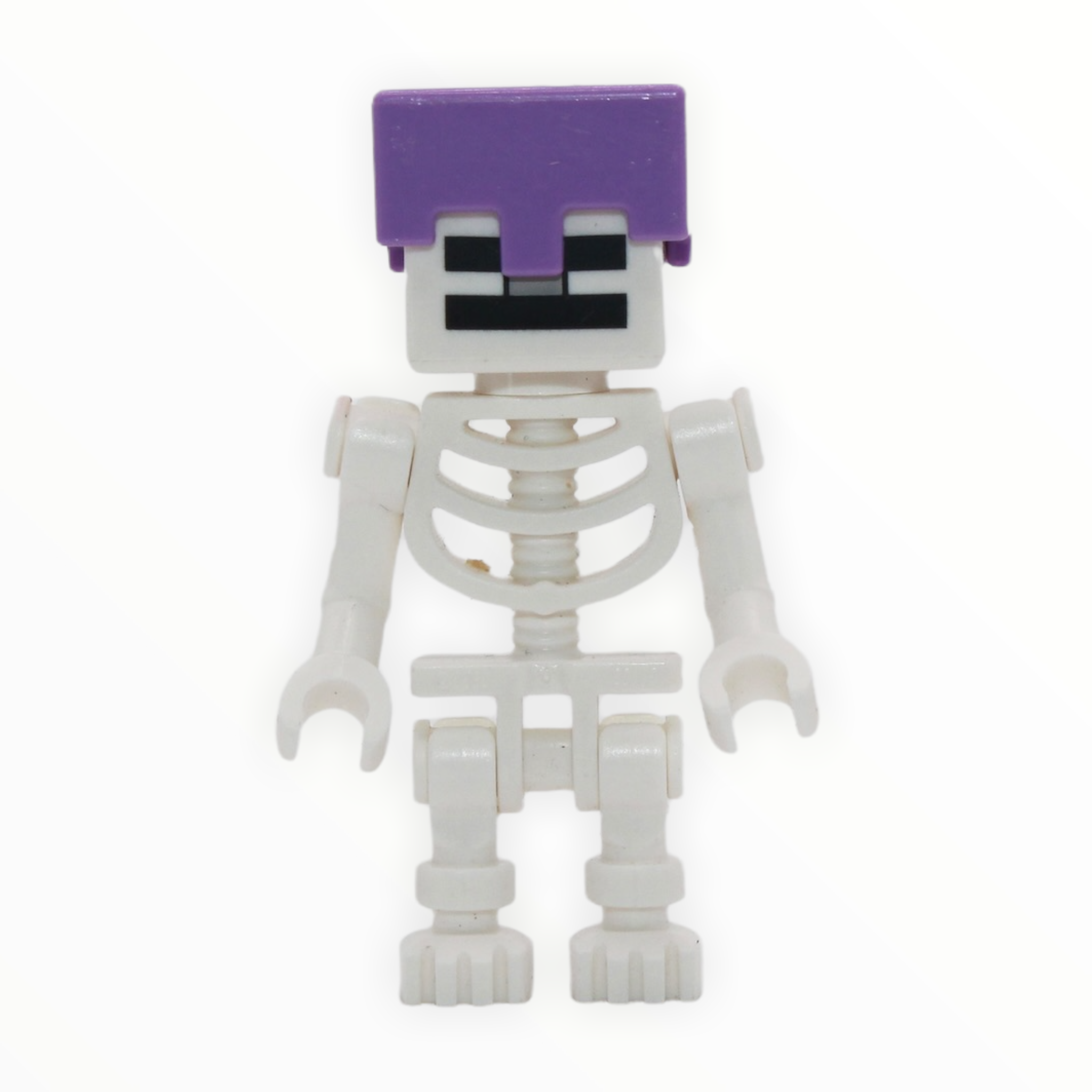 Minecraft Skeleton (medium lavender helmet)