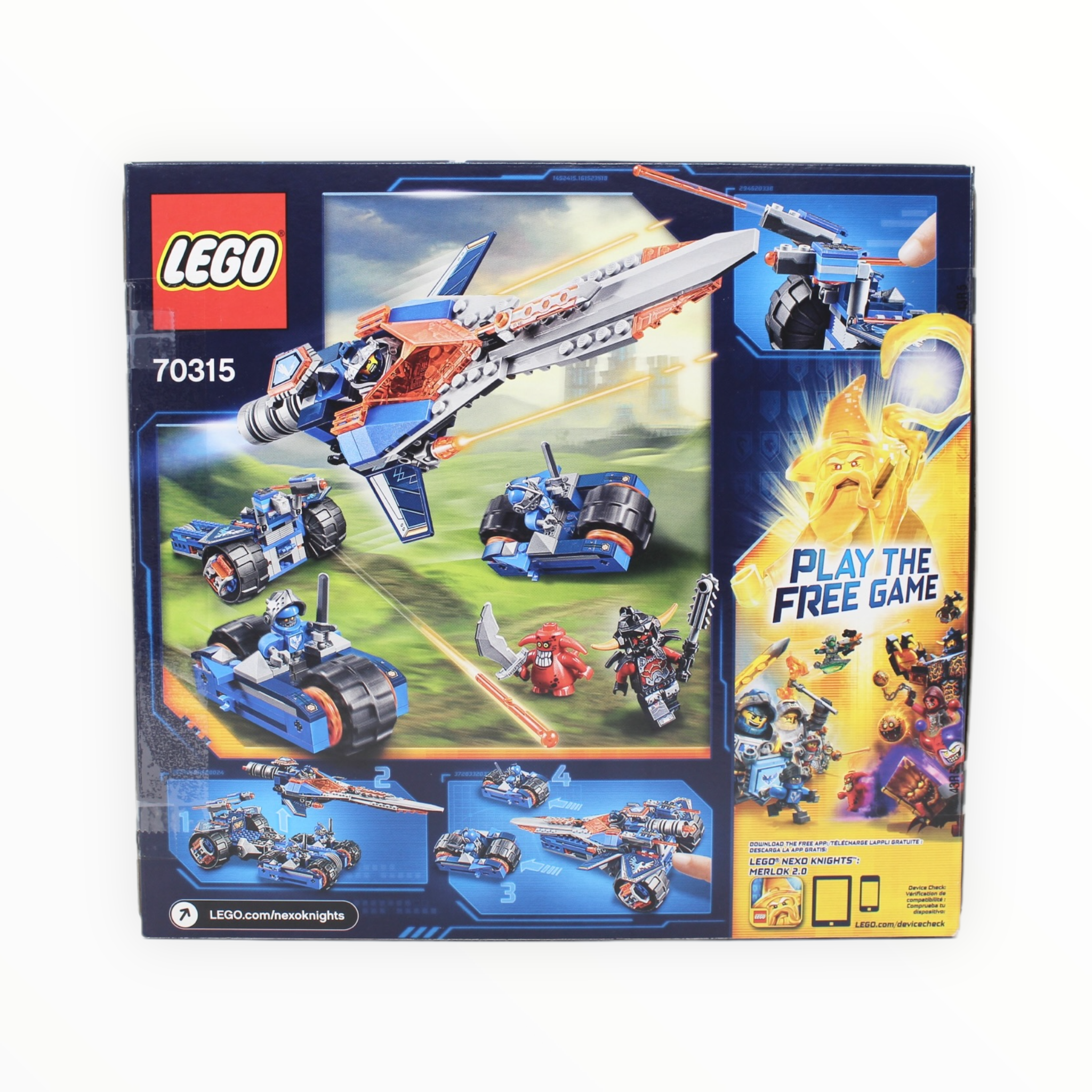 Certified Used Set 70315 Nexo Knights Clay’s Rumble Blade