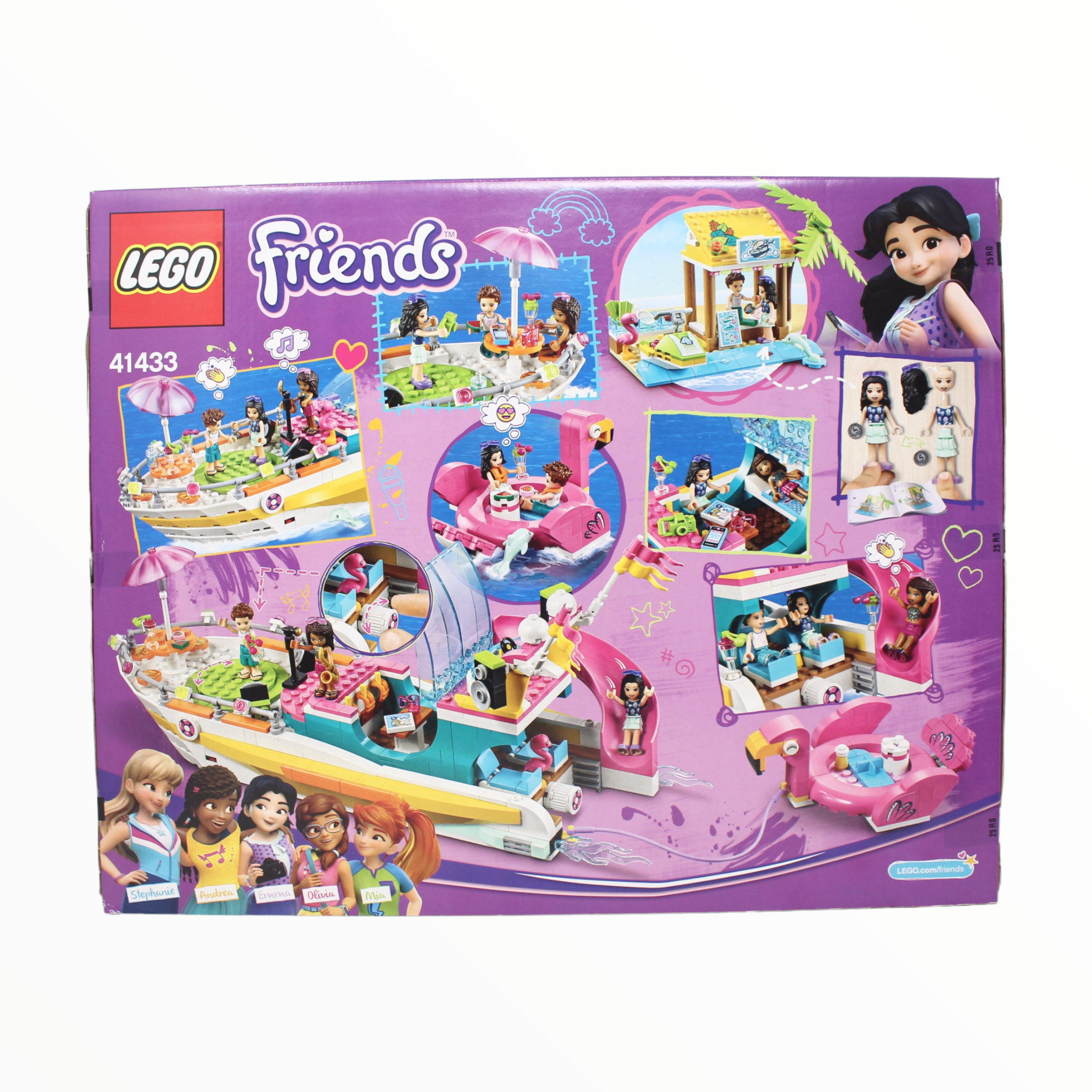 Retired Set 41433 Friends Party Boat