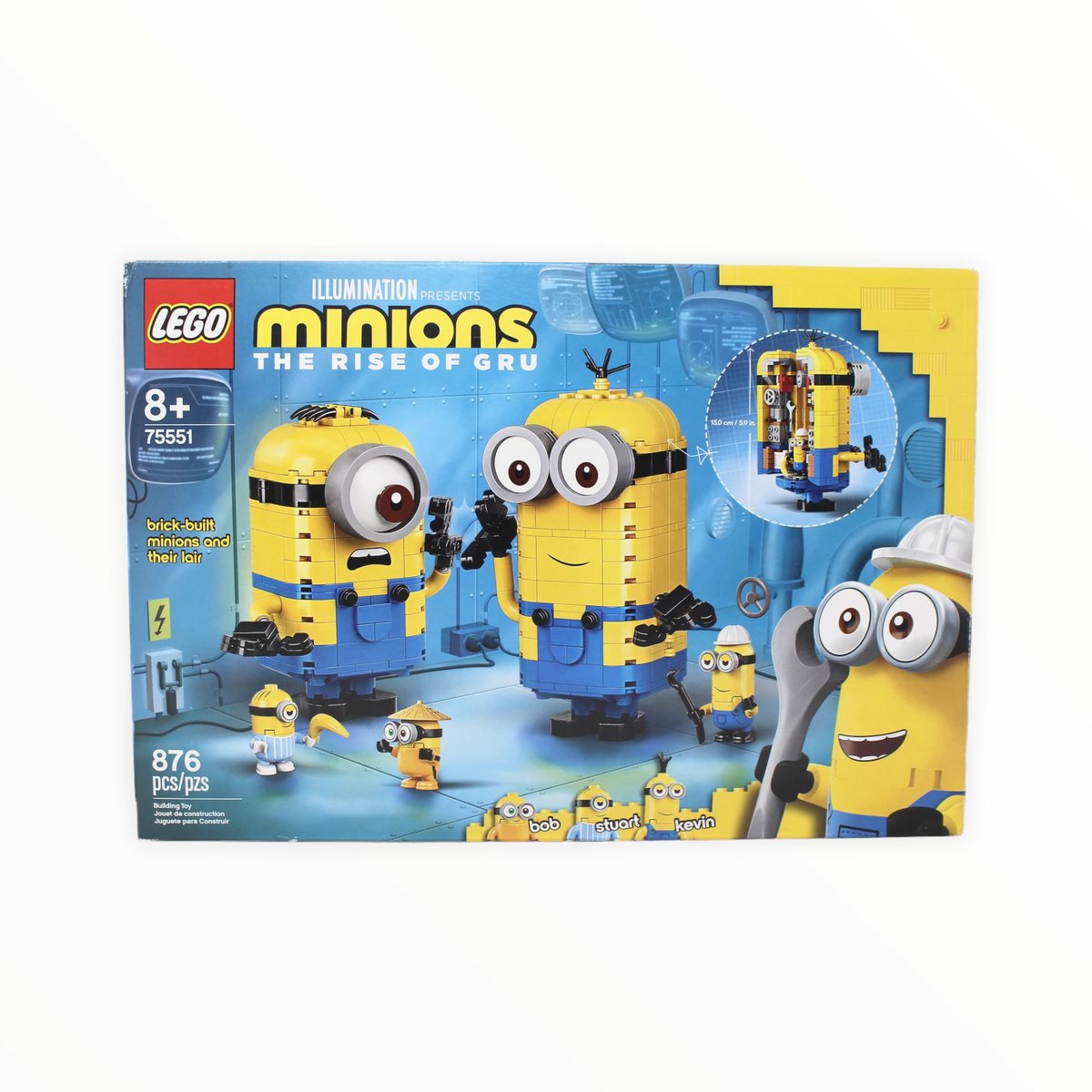 Certified Used Set 75551 Minions Brick Built Minions and Their Lair