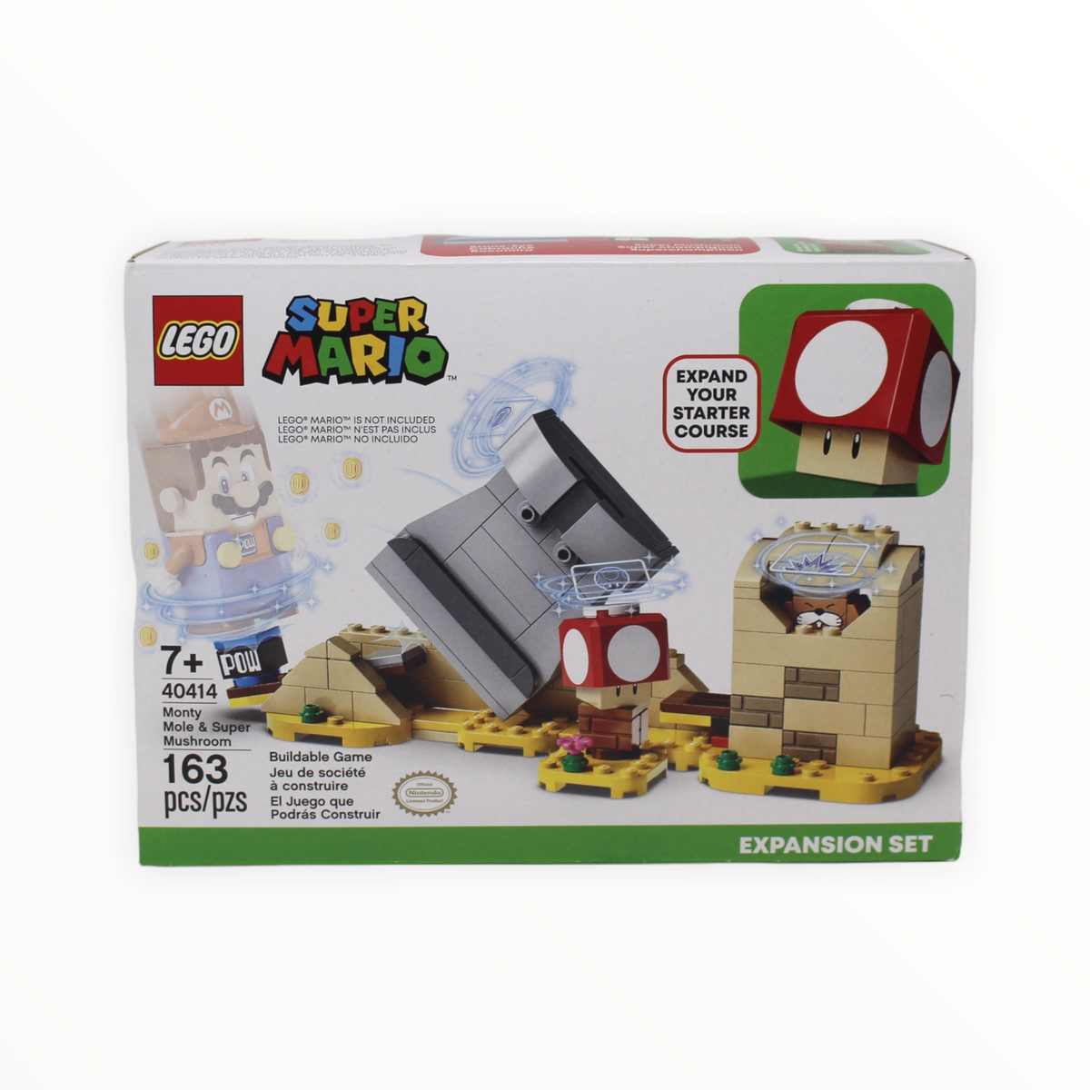 Retired Set 40414 Super Mario Monty Mole Super Mushroom