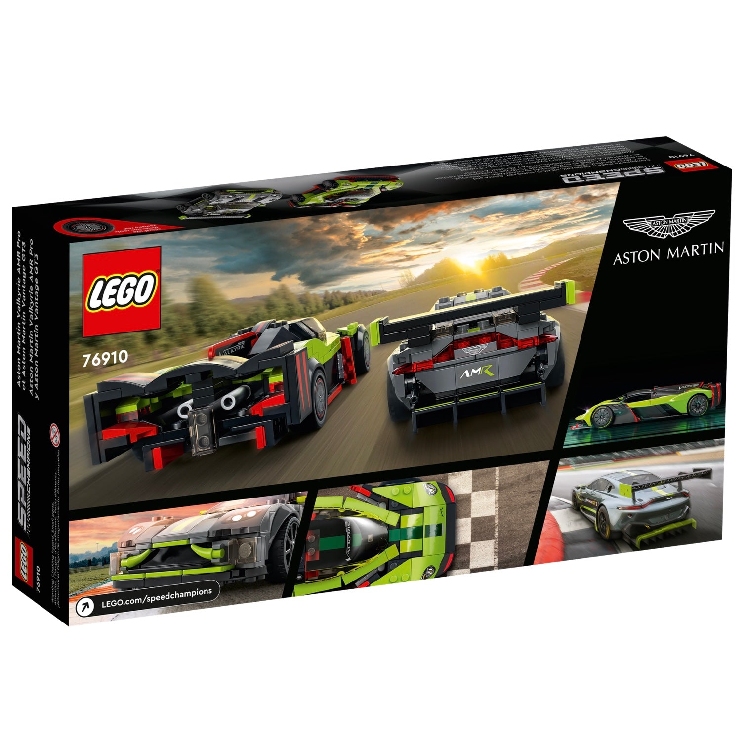 76910 Speed Champions Aston Martin Valkyrie AMR Pro and Aston Martin Vantage GT3