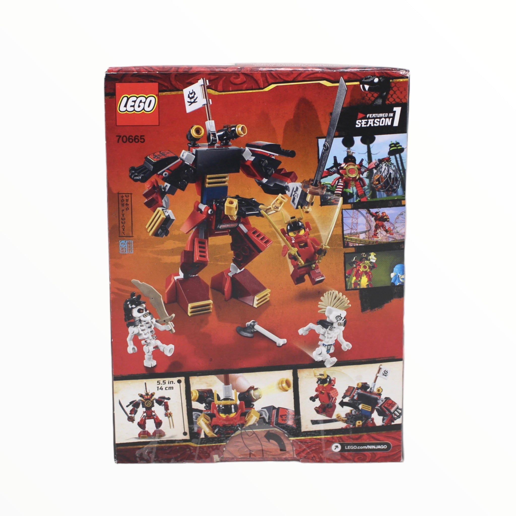 Certified Used Set 70665 Ninjago The Samurai Mech
