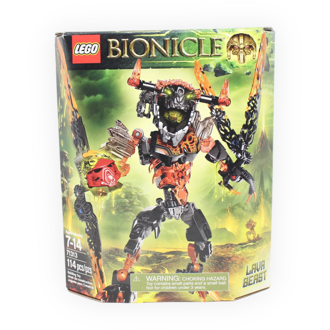 Certified Used Set 71313 Bionicle Lava Beast