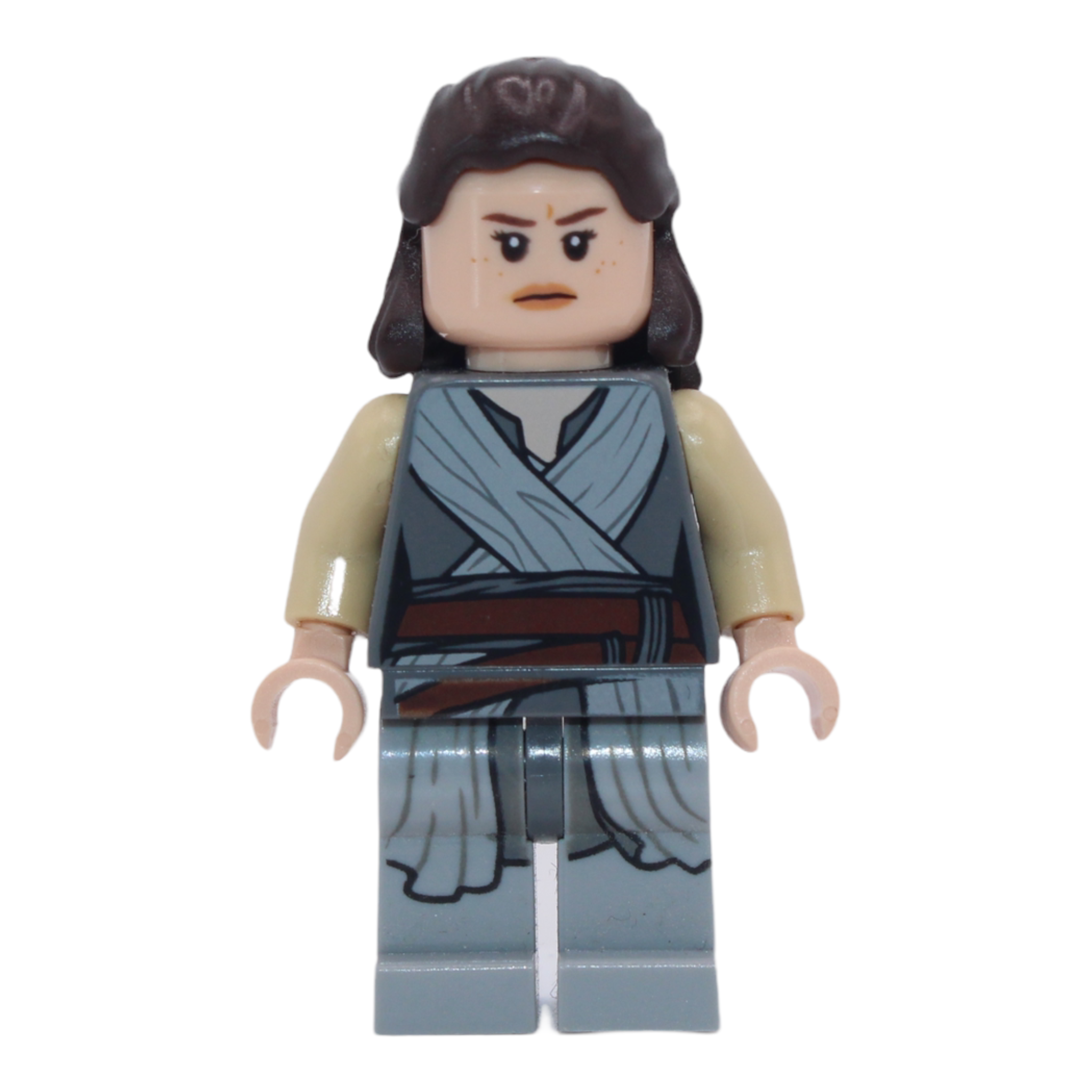 Rey (light bluish gray tied robe, The Last Jedi)