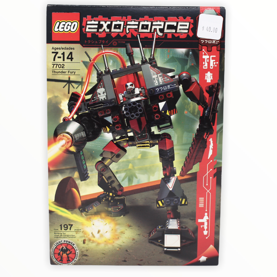 Retired Set 7702 Exo-Force Thunder Fury