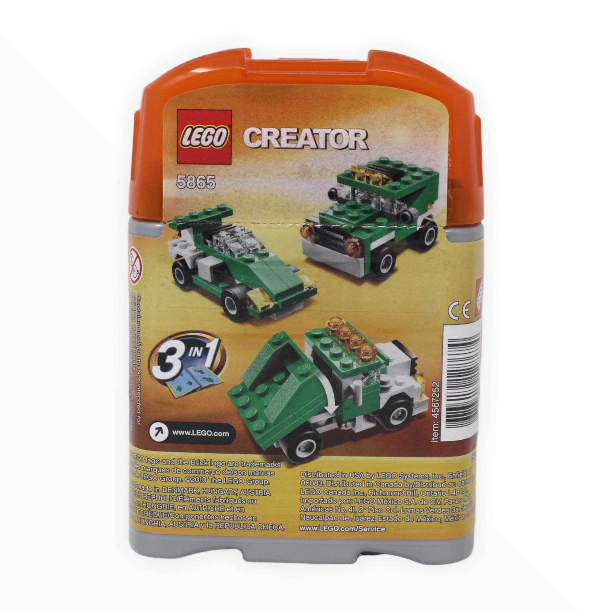 Certified Used Set 5865 Creator Mini Dumper