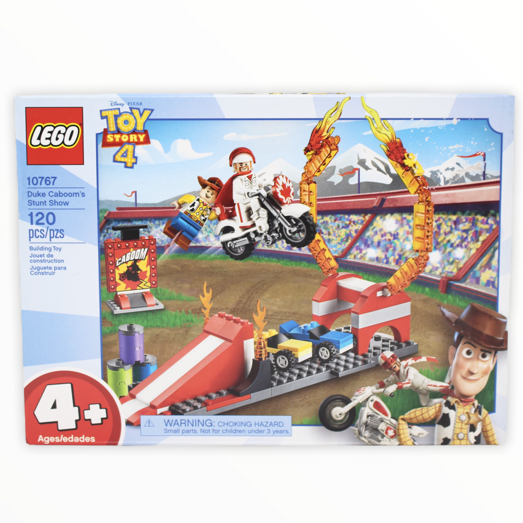 Retired Set 10767 Toy Story 4 Duke Cabooms Stunt Show