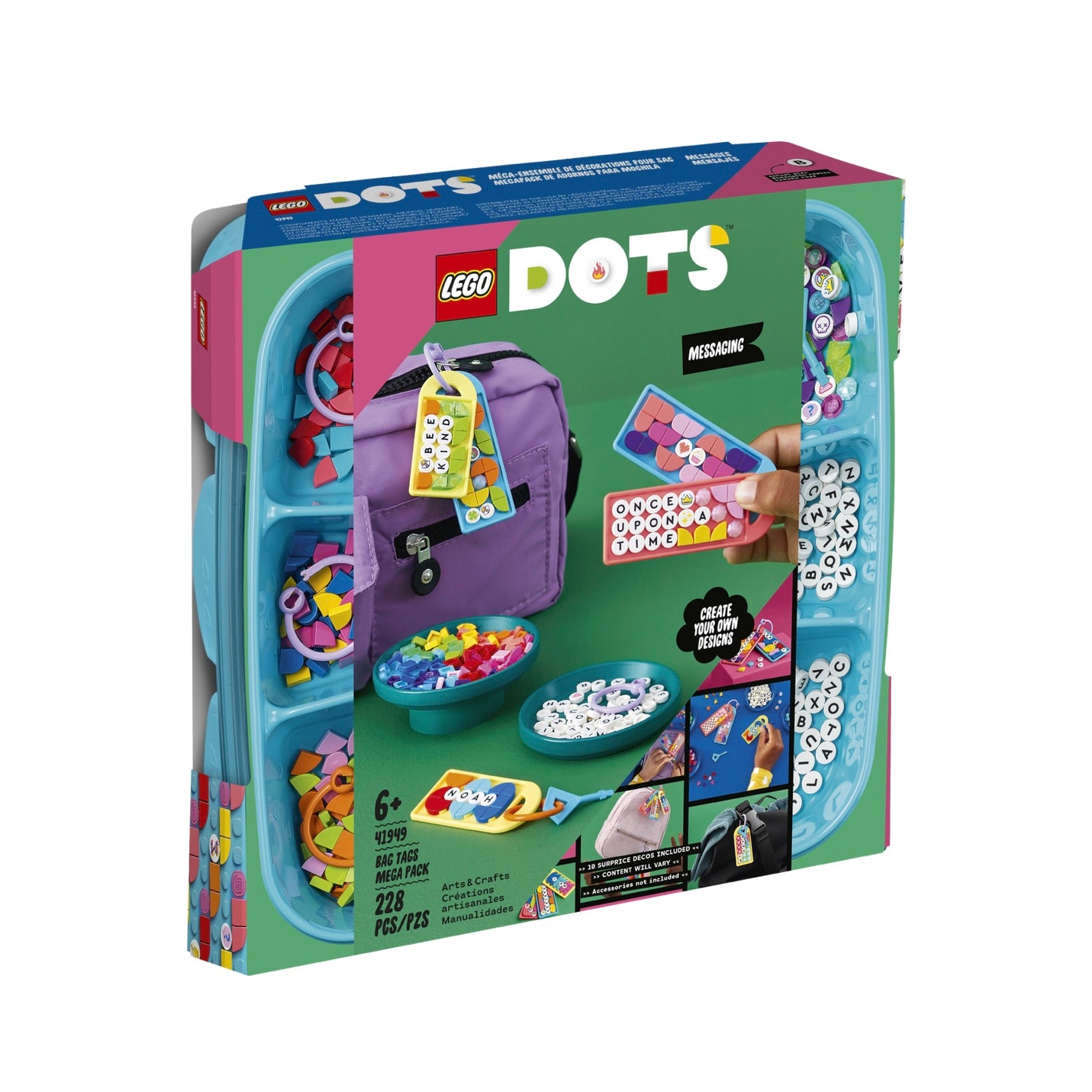 41949 DOTS Bag Tags Mega Pack - Messaging