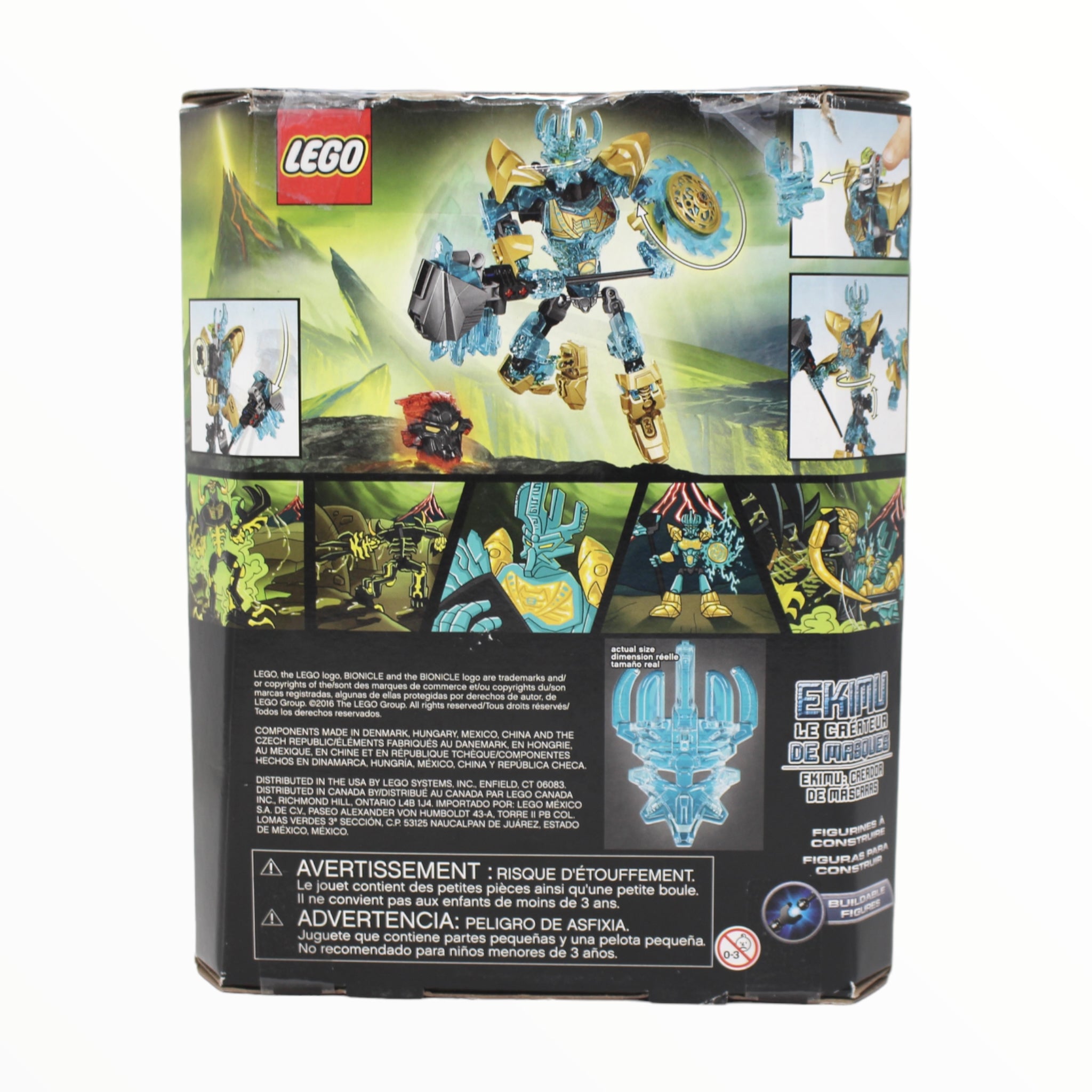 Certified Used Set 71312 Bionicle Ekimu the Mask Maker