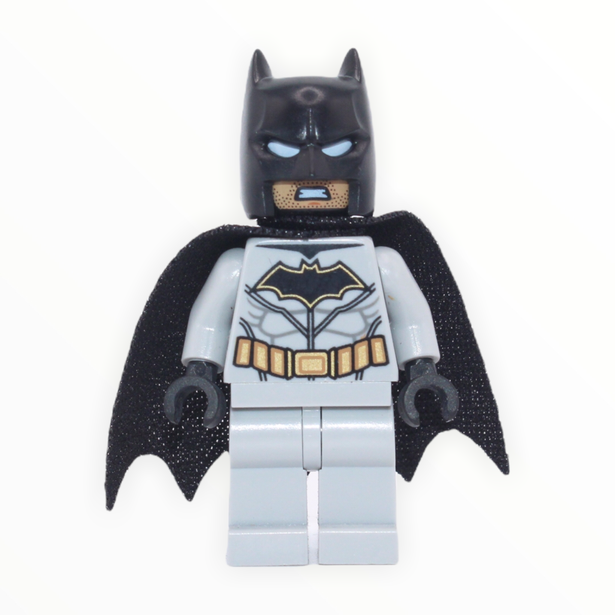 Batman (light bluish gray Rebirth suit, medium nougat face with stubble)
