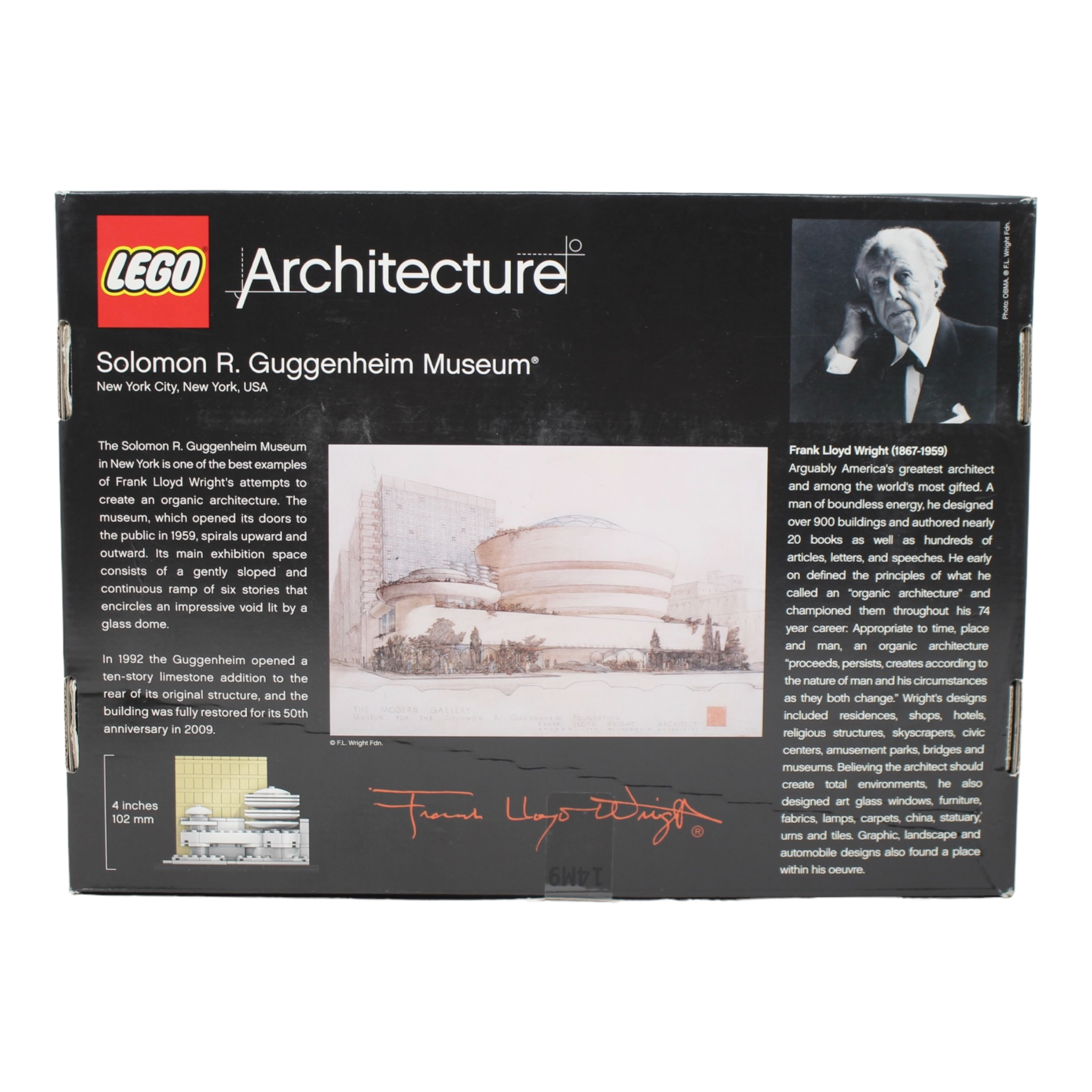 Retired Set 21004 Architecture Solomon R. Guggenheim Museum (signed)