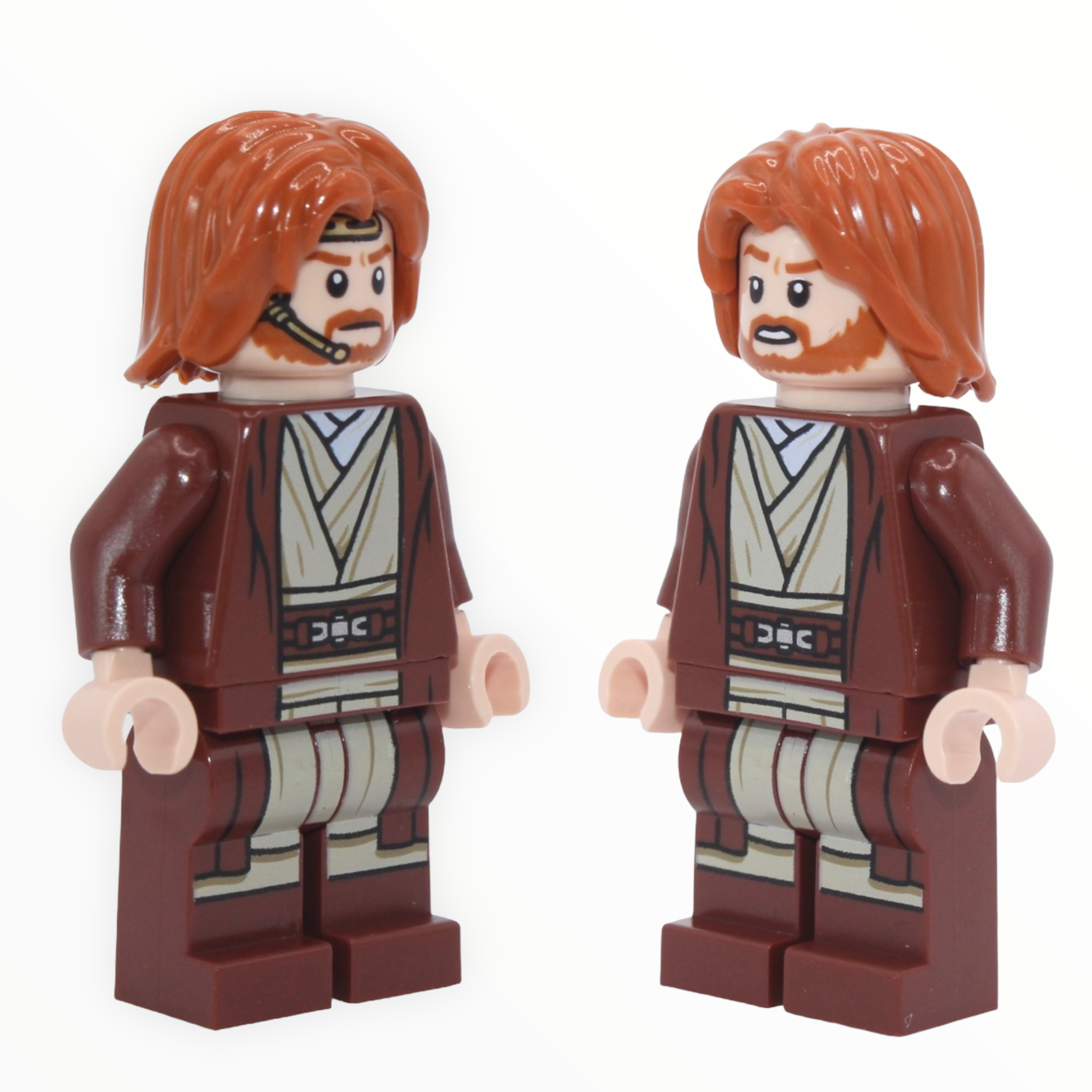 Obi-Wan Kenobi (reddish brown robe, headset, mid-length hair, 2022)