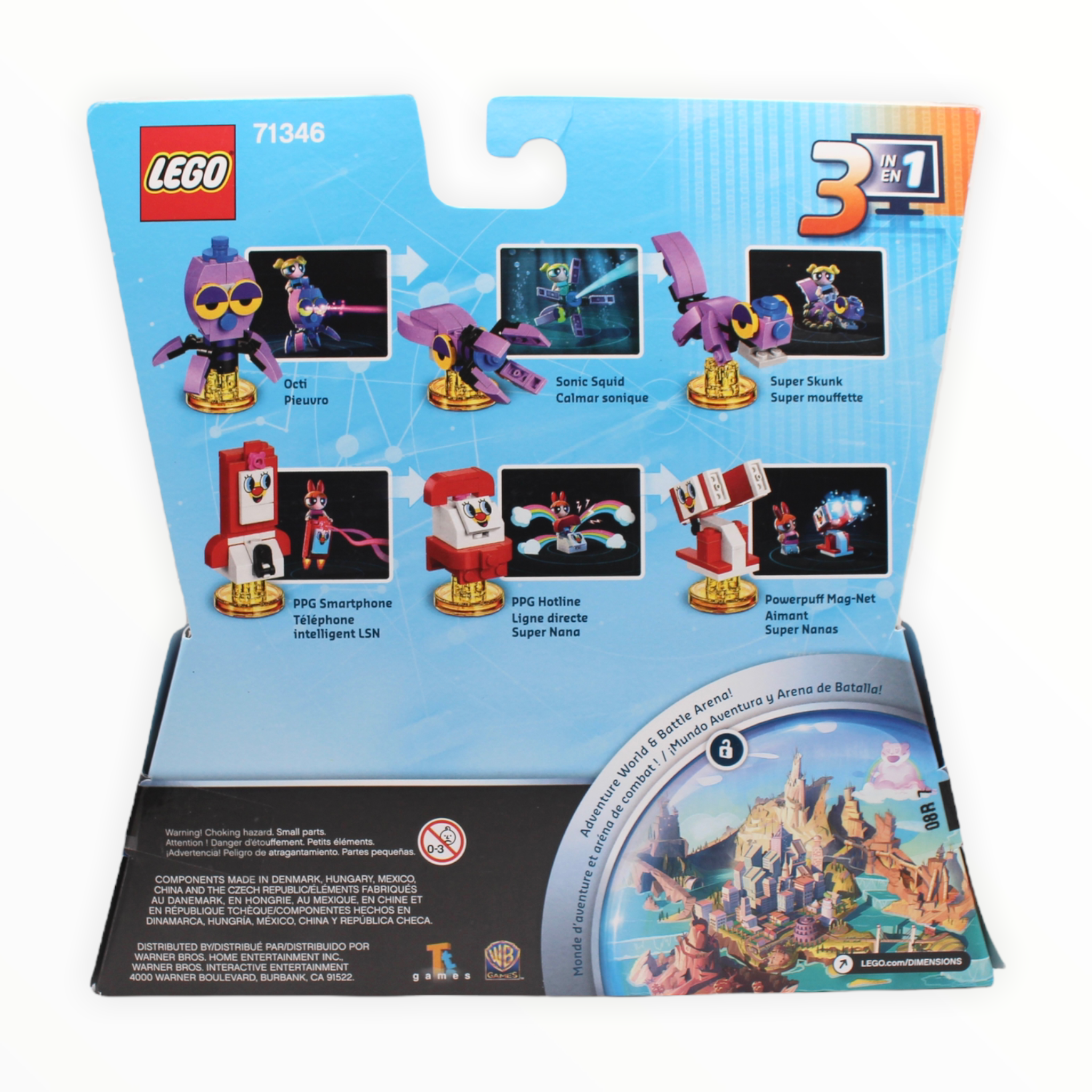 Retired Set 71346 Dimensions Team Pack - The Powerpuff Girls